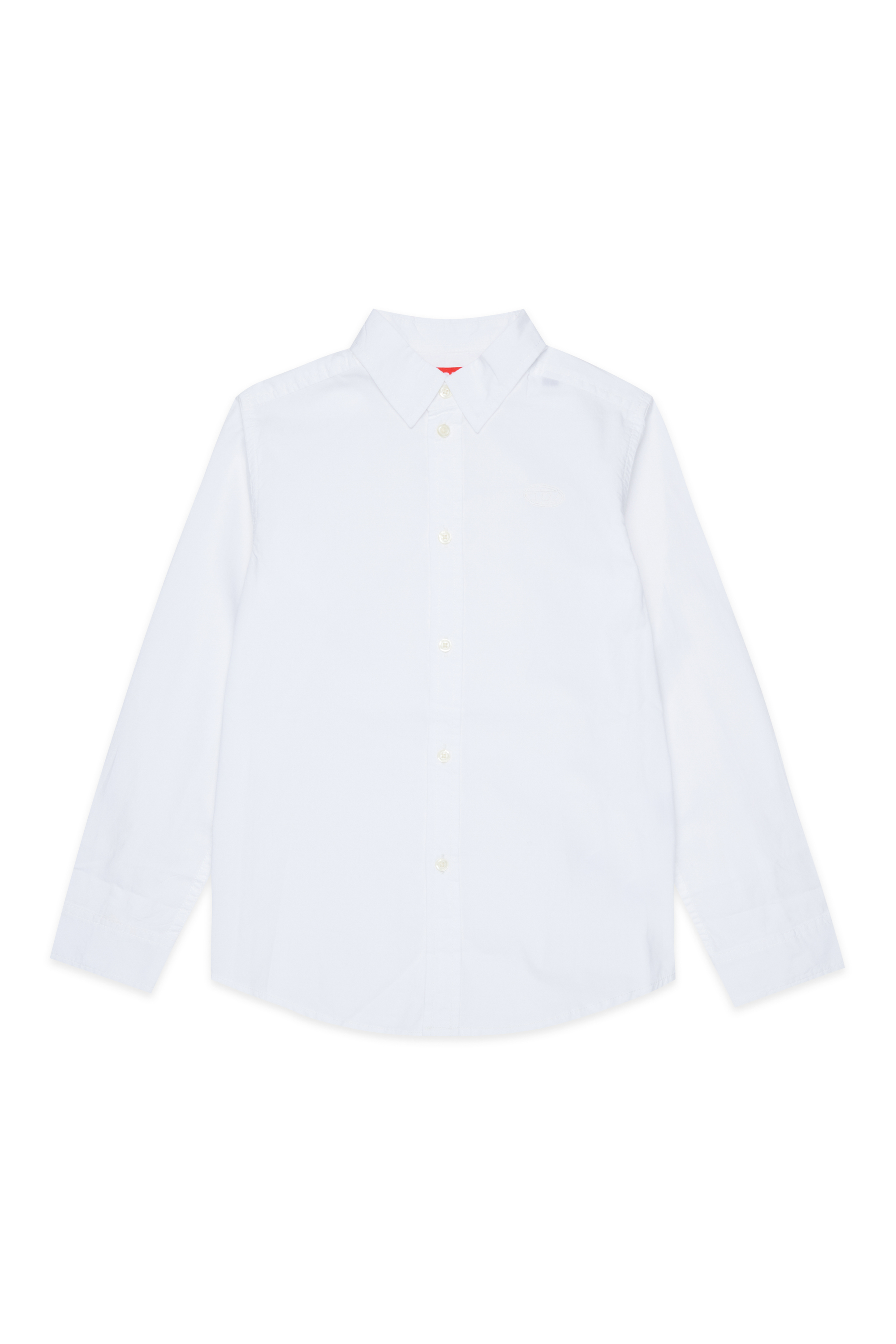Diesel - CSTAN, Chemise en coton Homme in Blanc - 1