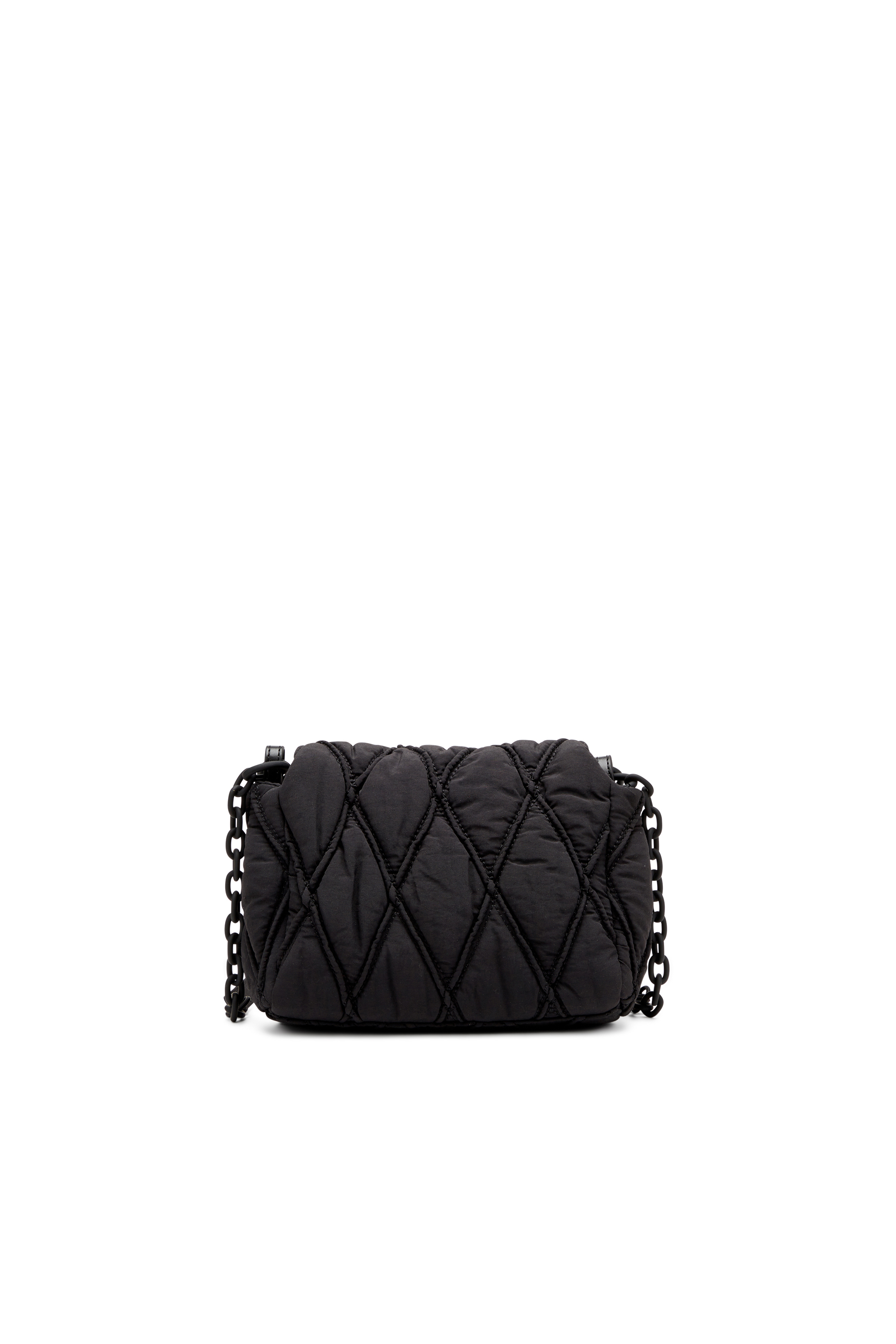 Diesel - CHARM-D SHOULDER S, Charm-D-S-Petit sac à bandoulière en nylon matelassé Femme in Noir - 2