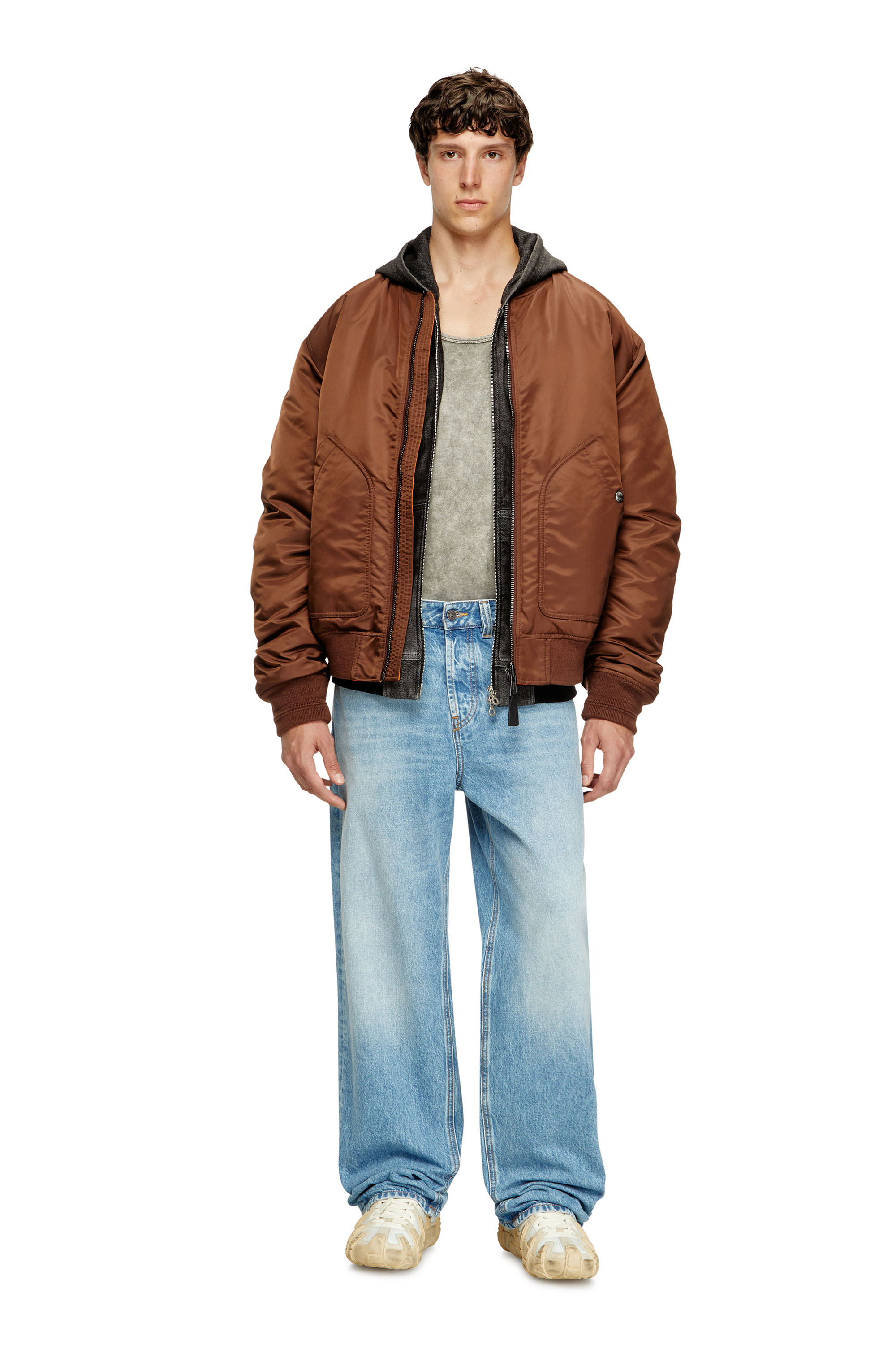 Diesel - Relaxed Jeans 2001 D-Macro 09I29 Homme, Bleu Clair - Image 2