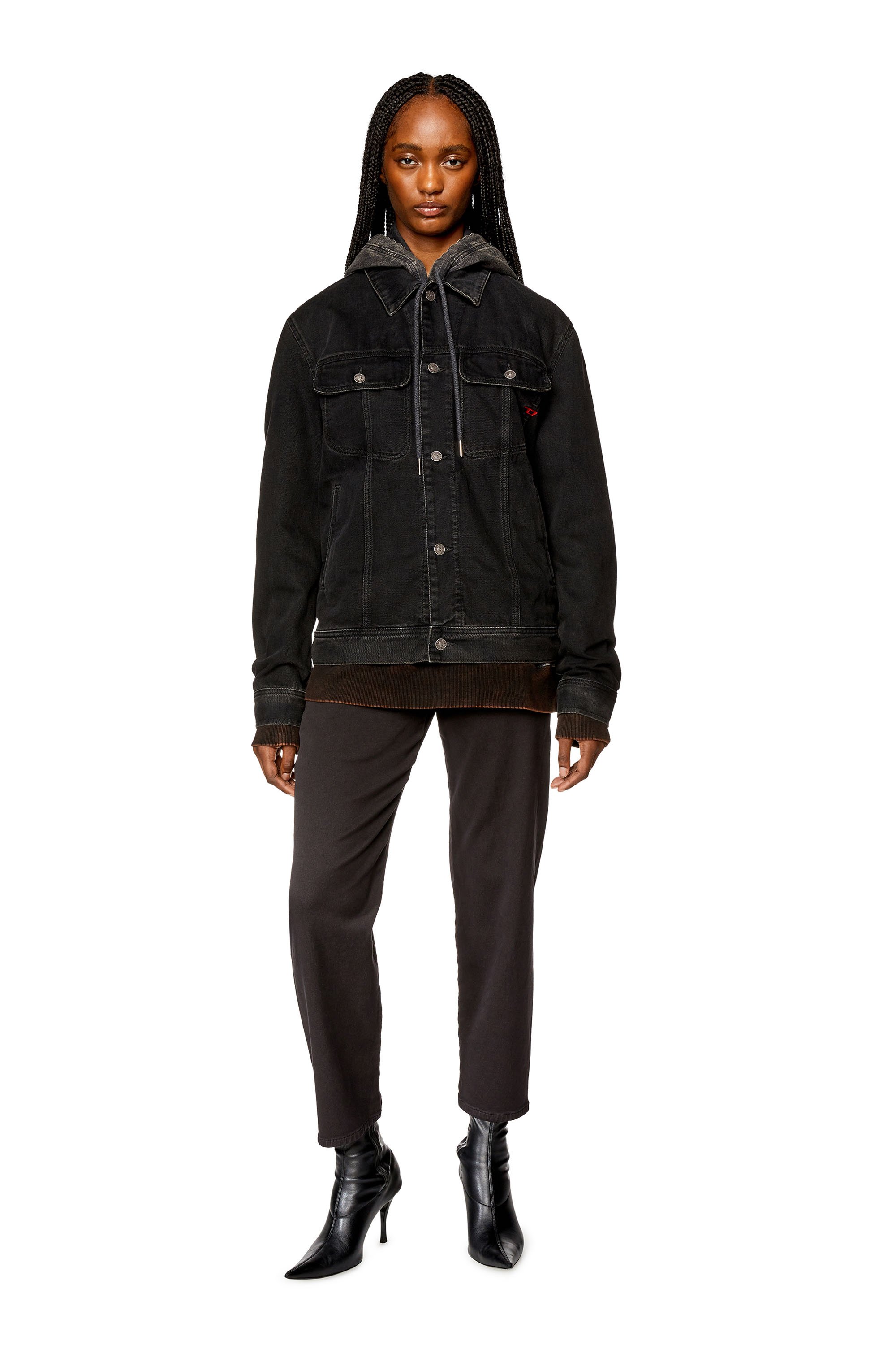 Diesel - Krailey JoggJeans® 068DY Boyfriend, Noir - Image 3
