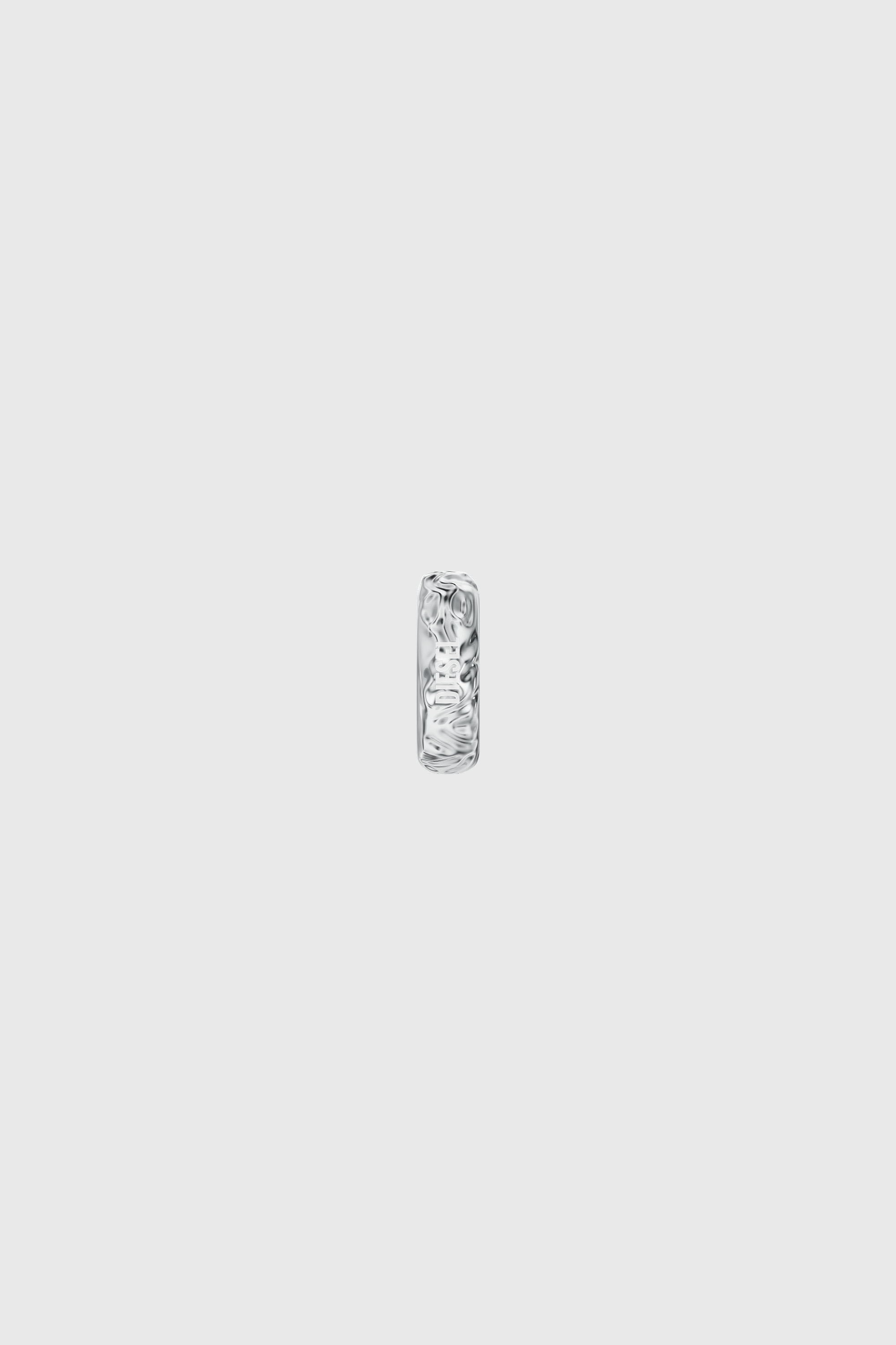 Diesel - DX1730040, Boucle d&rsquo;oreille cr&eacute;ole en acier inoxydable Mixte in Gris argent&eacute; - 2