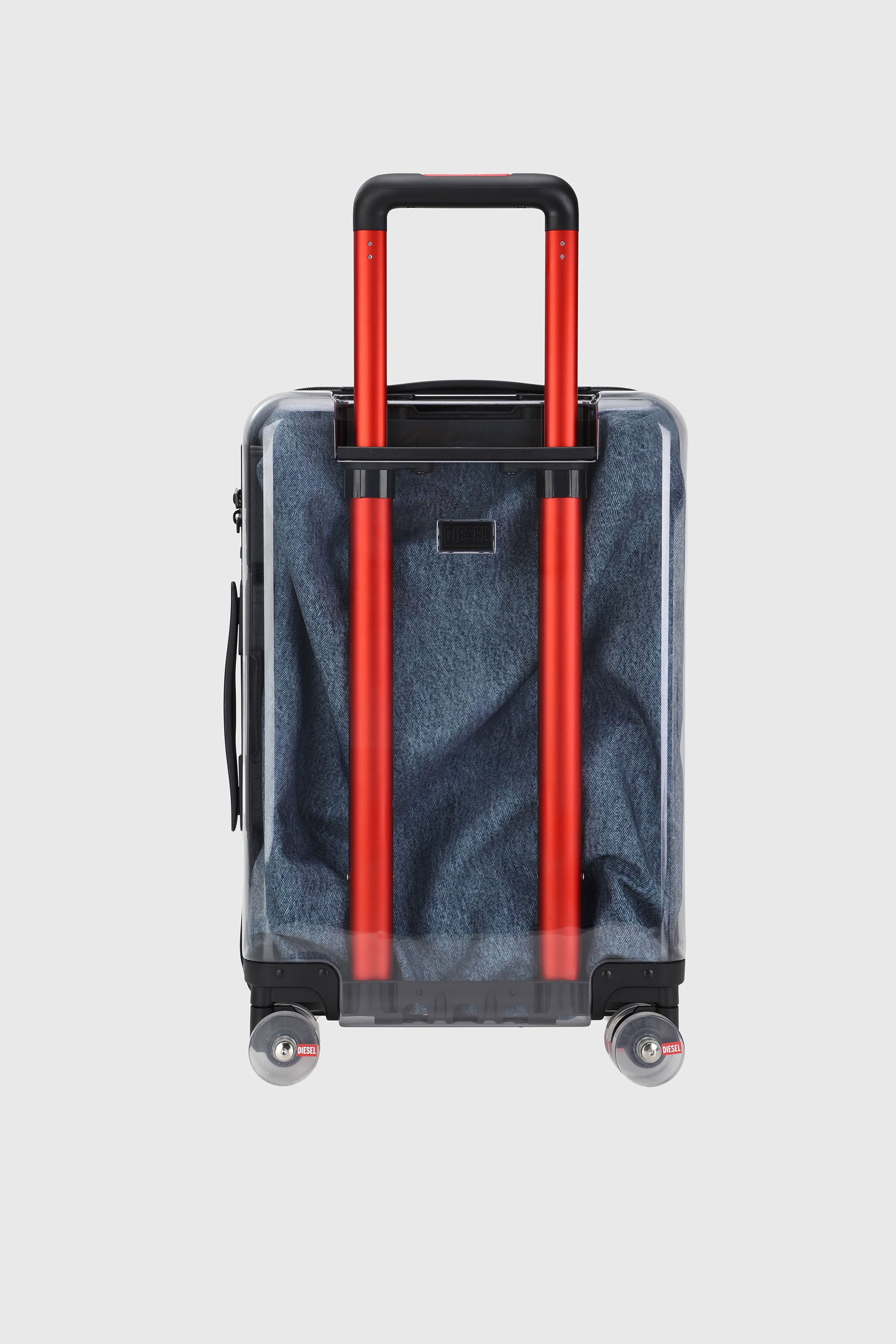 Diesel - LU0036 HARD LUGGAGE - DSL009, Valise &agrave; logo transparent taille S Mixte in Bleu - 2