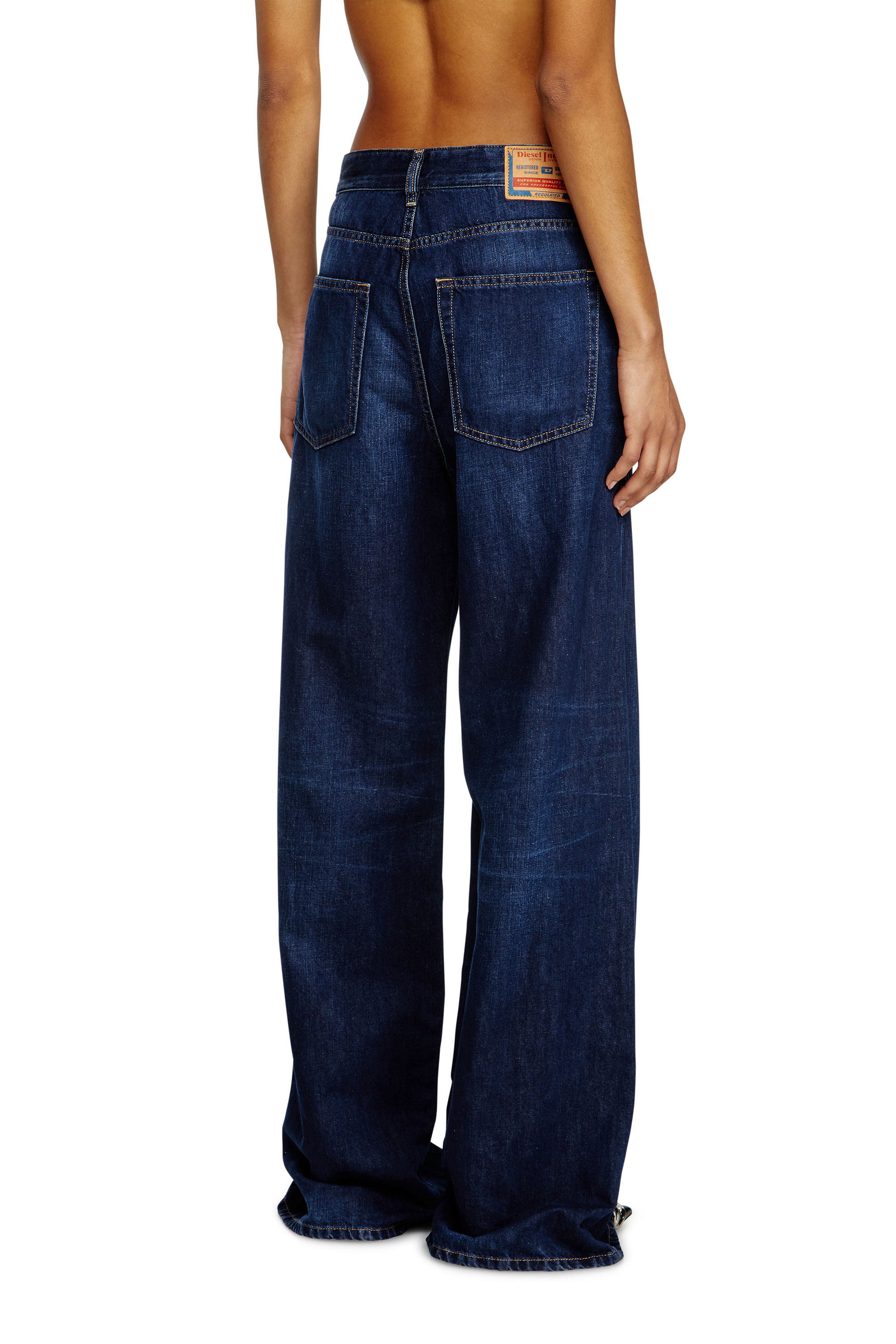 Diesel - Relaxed Jeans 1996 D-Sire 068RA Femme, Bleu Fonc&eacute; - Image 4