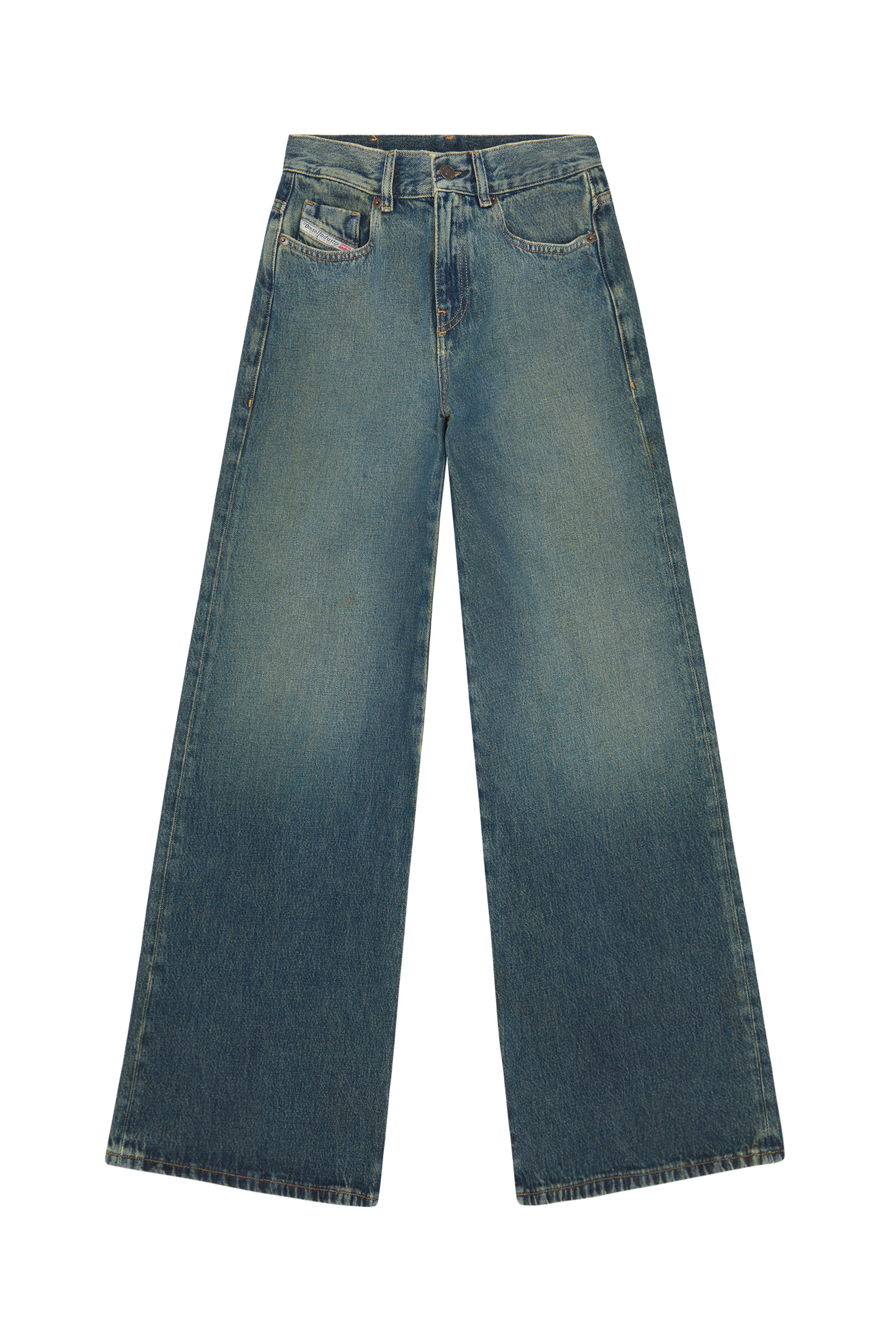 1978 D-AKEMI 09C04 Bootcut and Flare Jeans, Bleu Foncé - Jeans