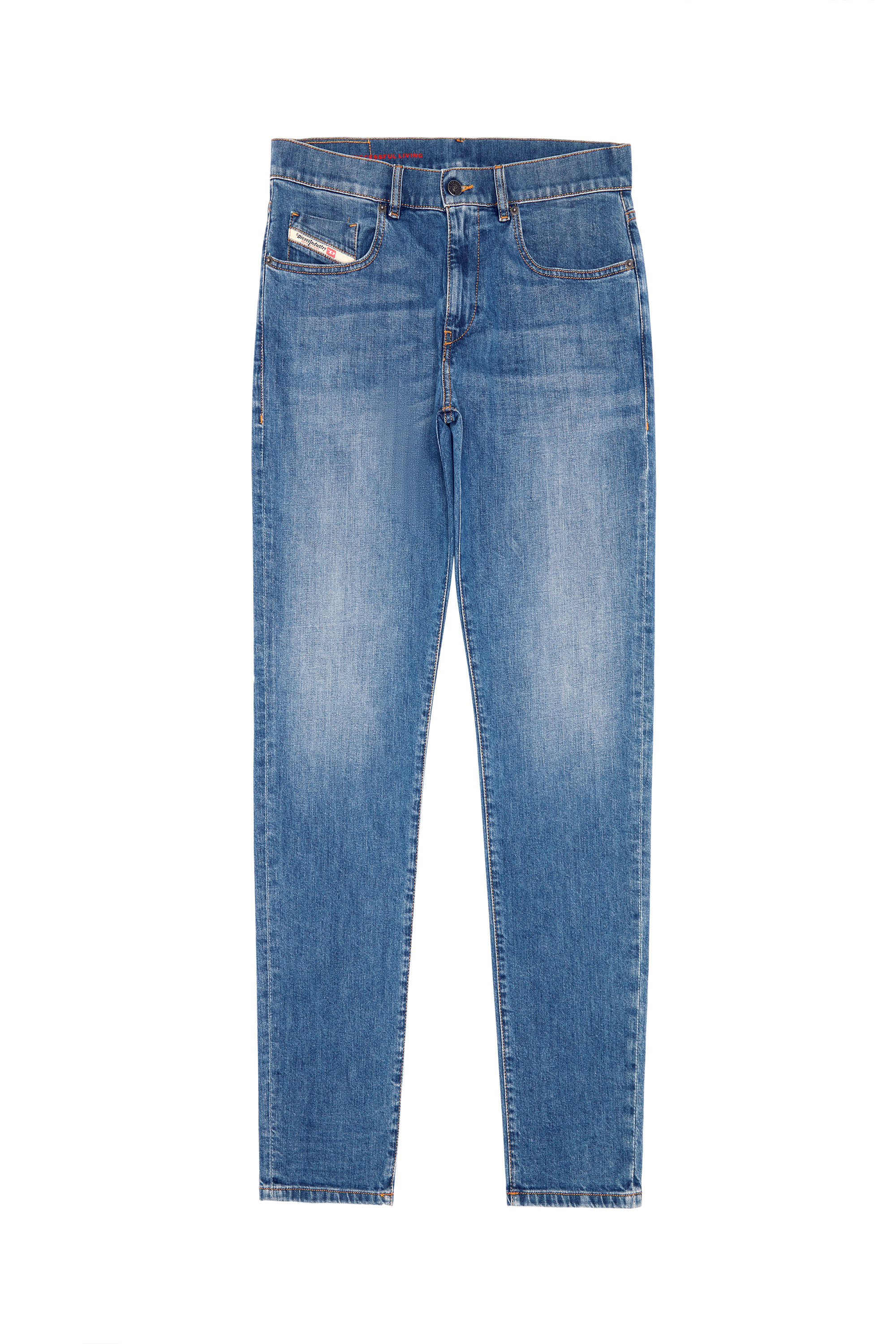 Diesel - 2019 D-STRUKT 0EHAJ Slim Jeans, Bleu moyen - Image 7