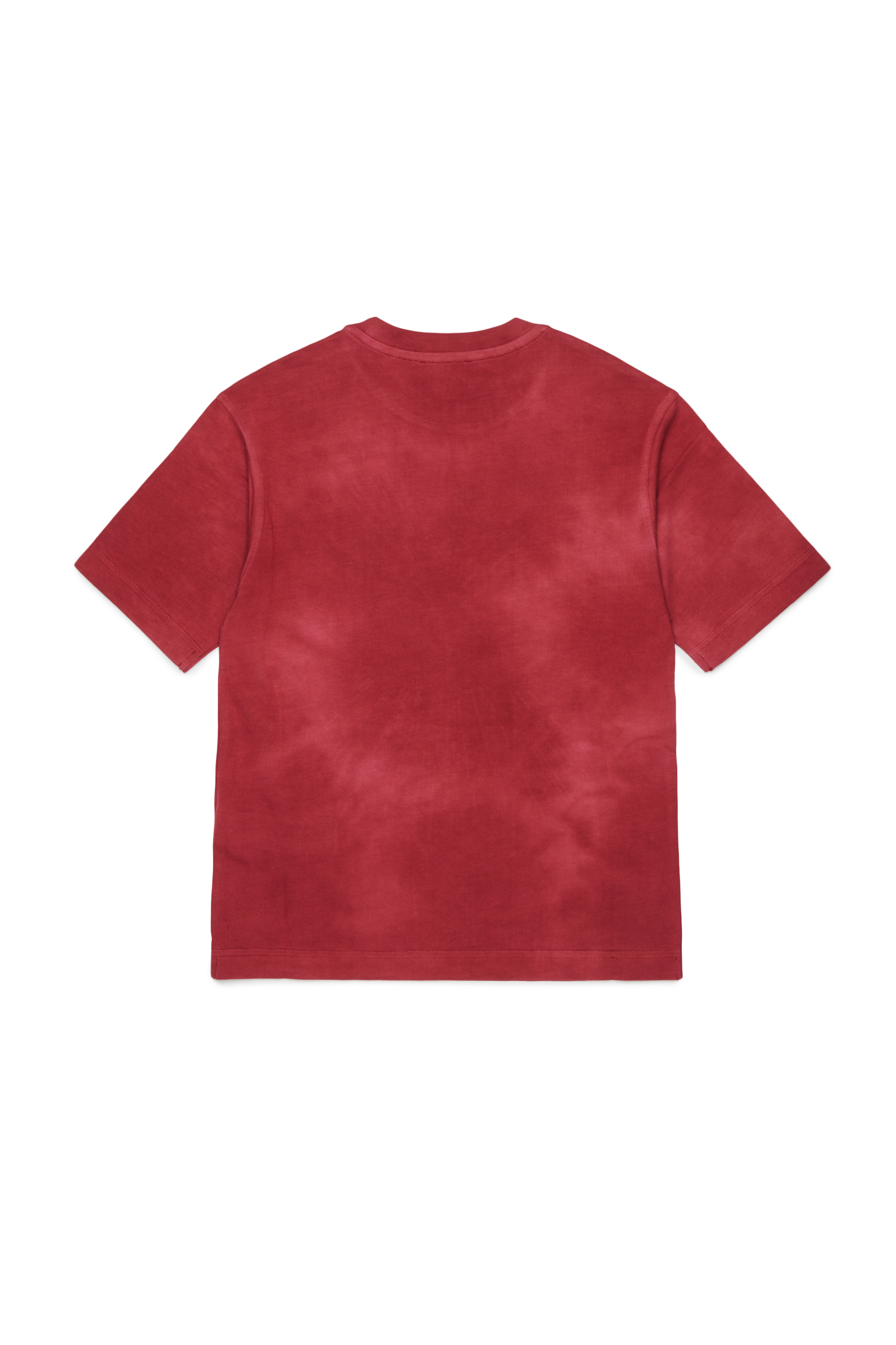 Diesel - TFIN OVER, T-shirt avec motif ph&eacute;nix orn&eacute; Homme in Rouge - 2