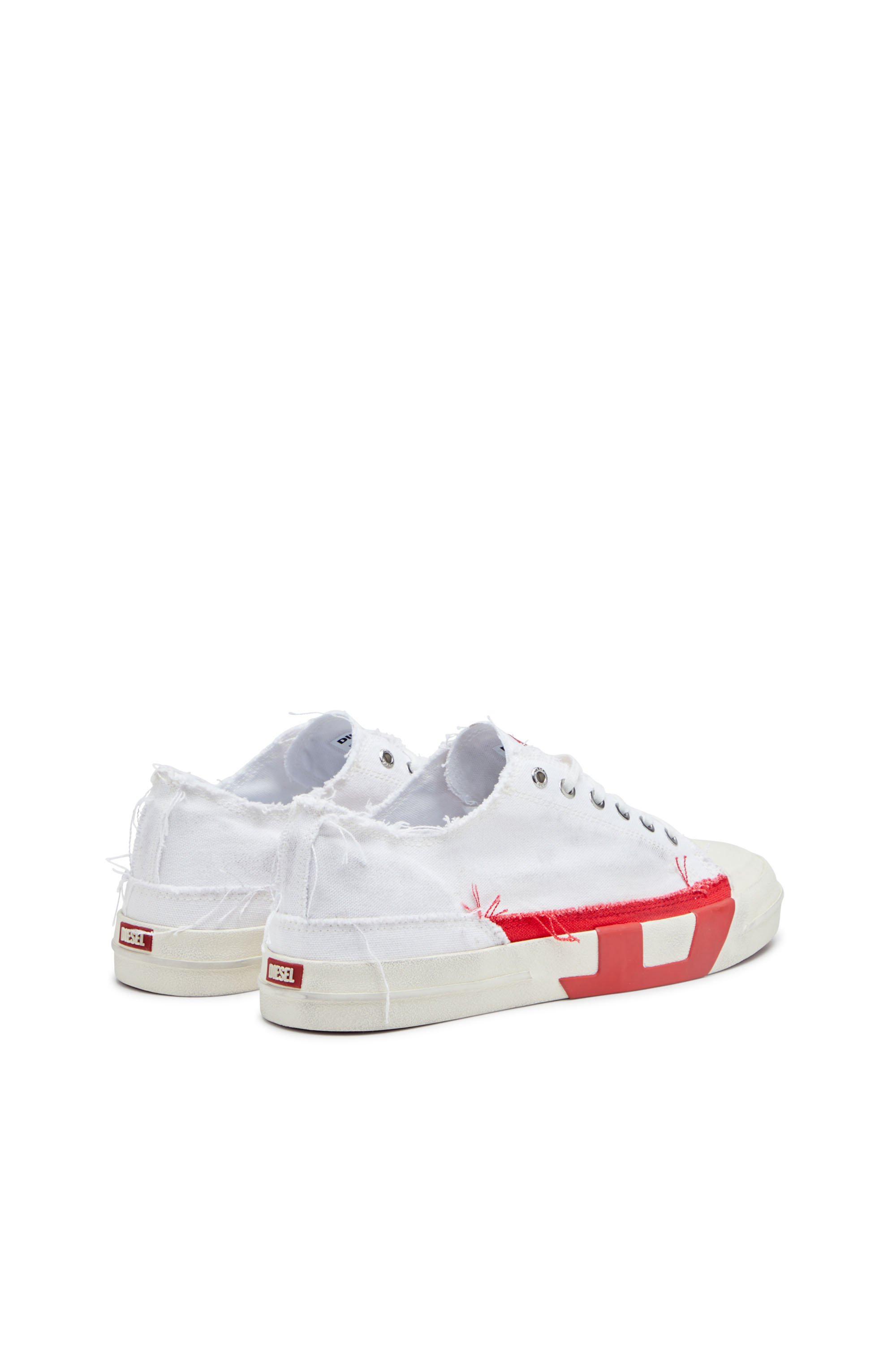 Diesel - S-D-VERSE LOW, S-D-Verse-Sneakers en toile à effet sali Homme in Polychrome - 3