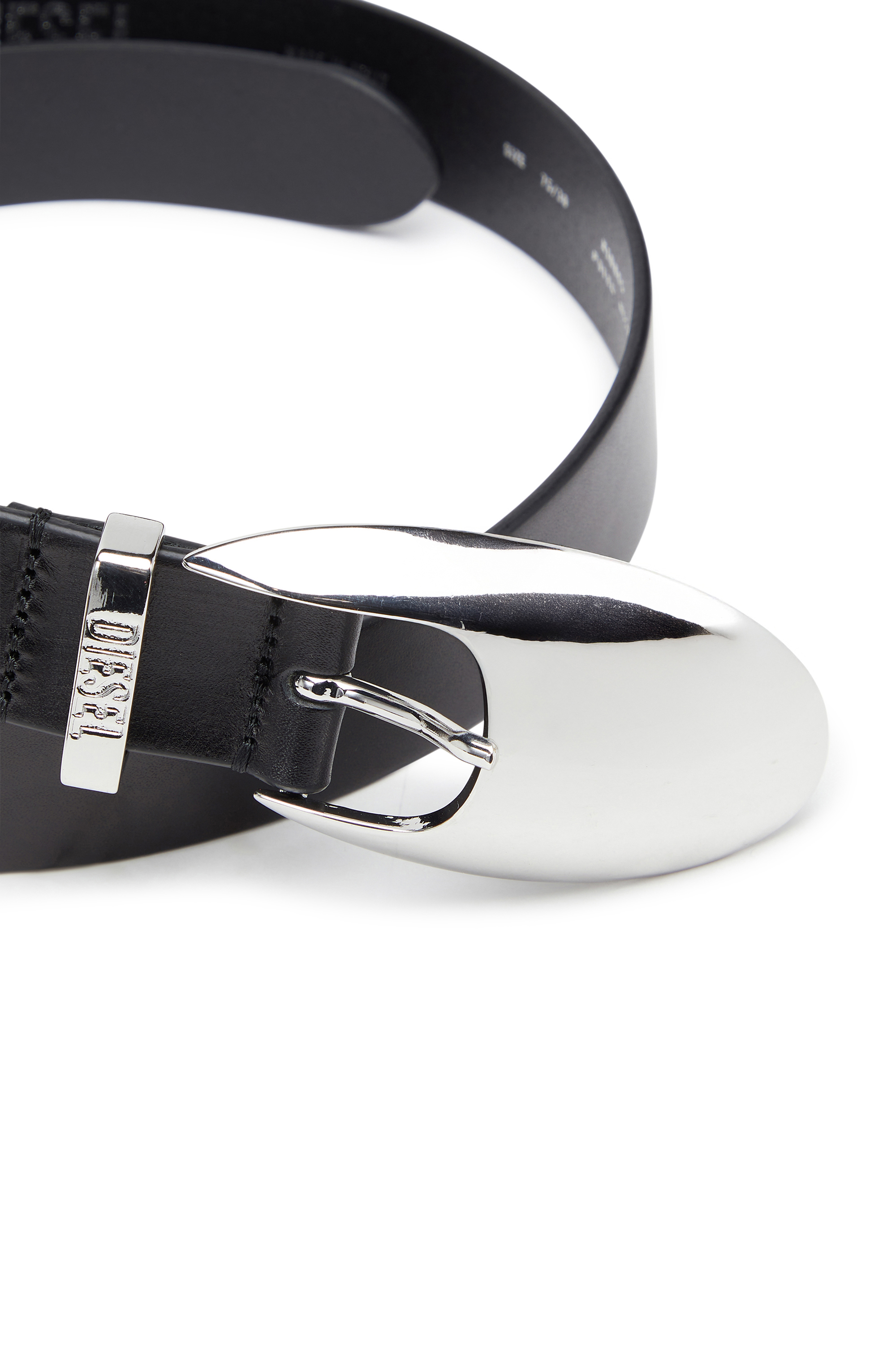 Diesel - B-ROP 30, 3 cm ceinture en cuir pull-up Femme in Noir - 3