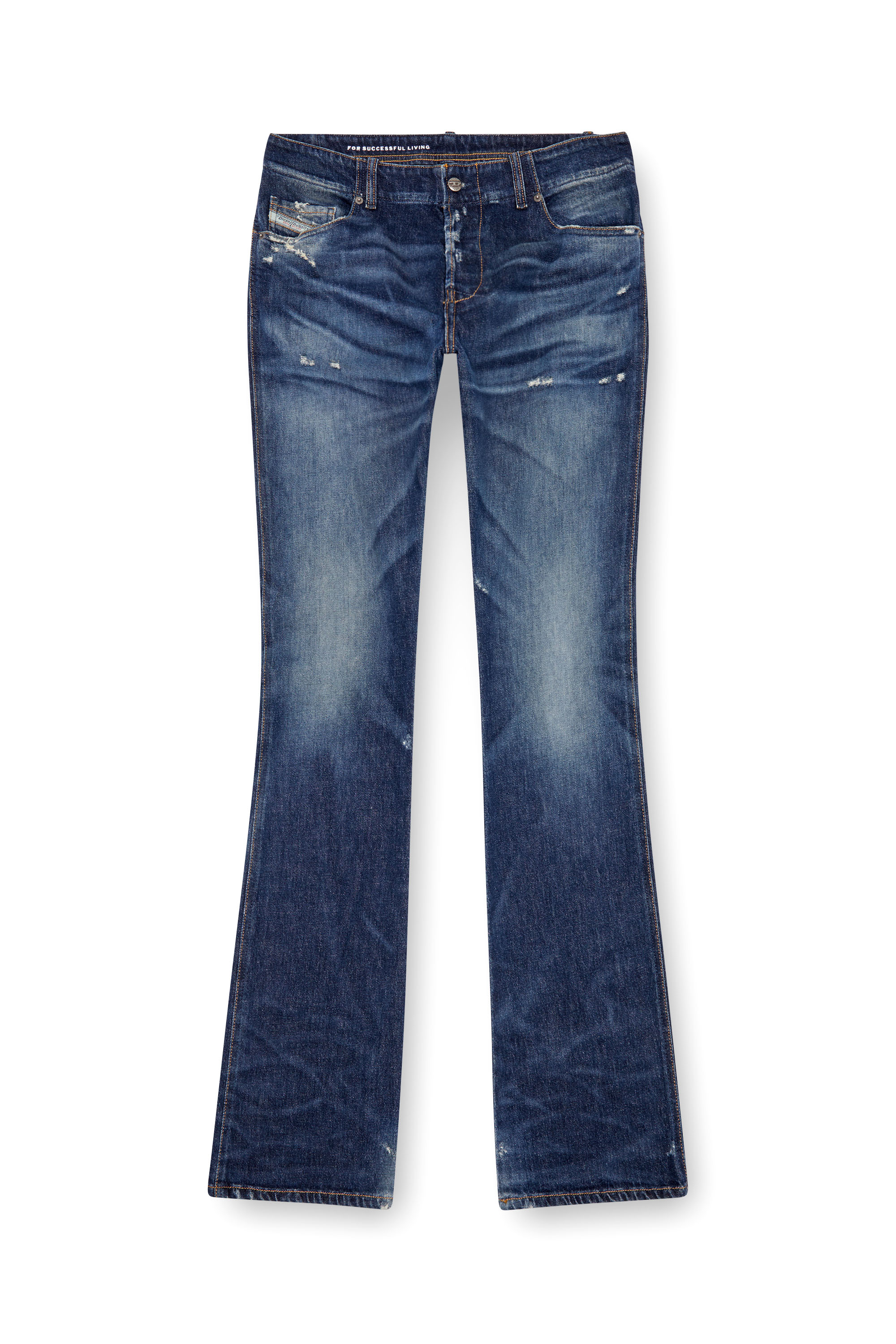 Diesel - Homme Bootcut Jeans D-Backler 09J56, Bleu Foncé - Image 3