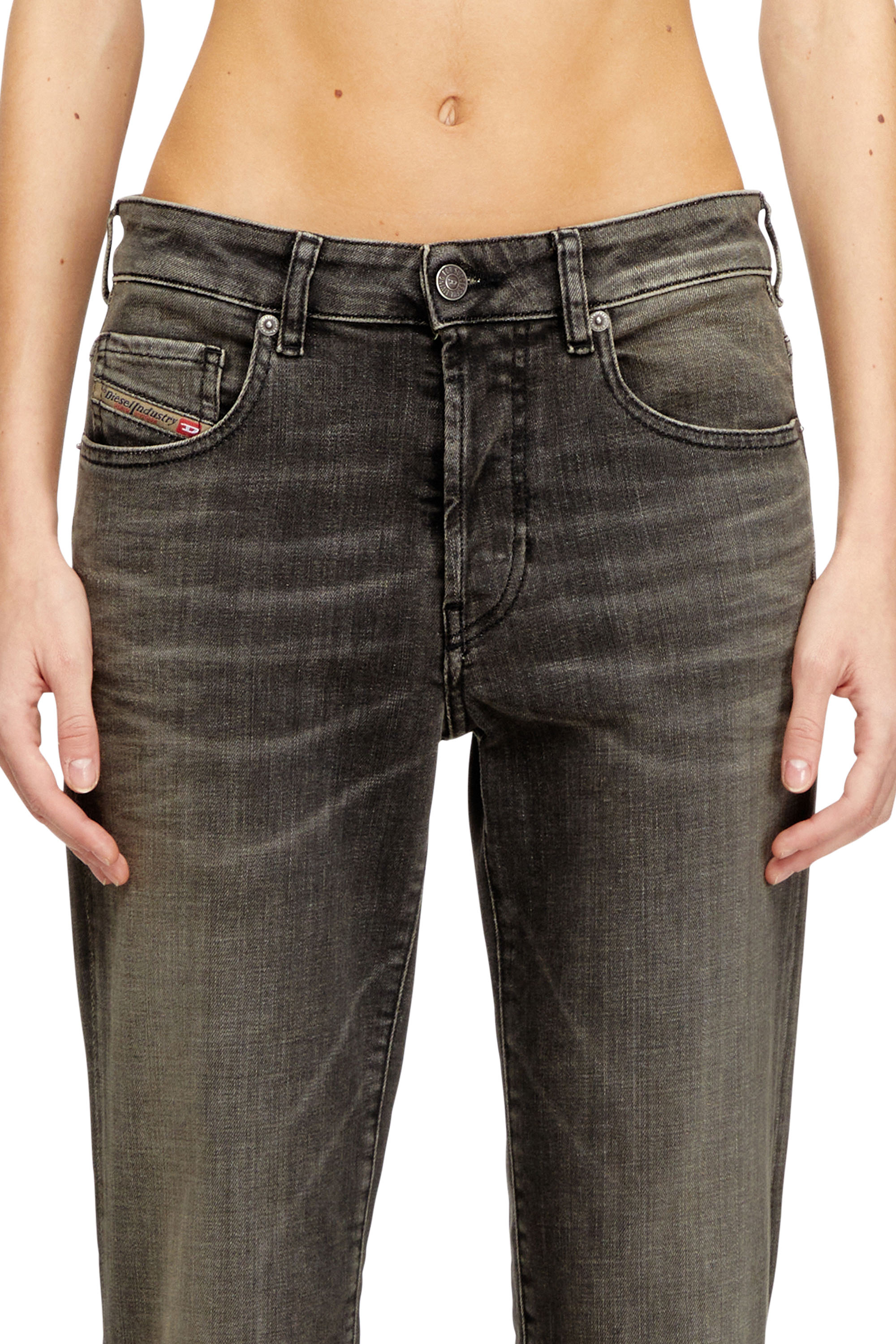 Diesel - Regular Jeans 1989 D-Mine 09N58 Femme, Gris - Image 4