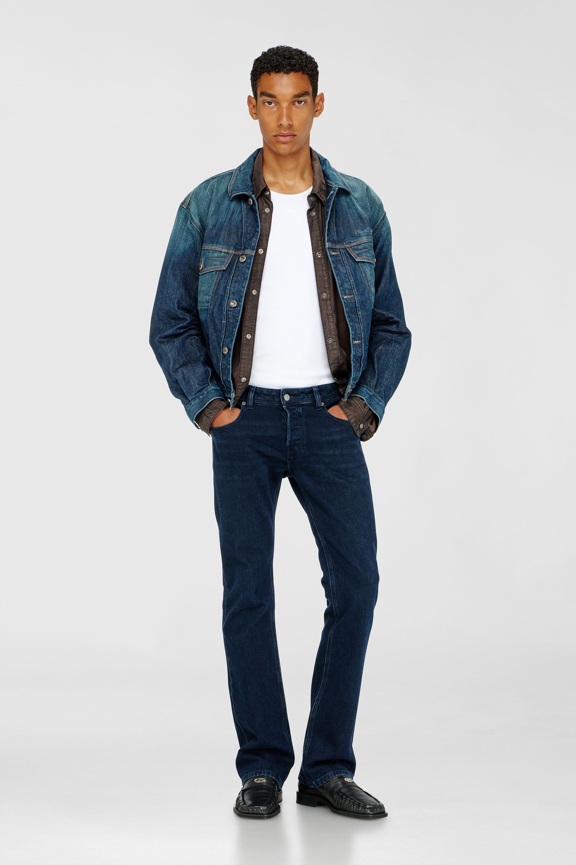Diesel - Bootcut Jeans 2007 Zatiny 0KBBJ Homme, Bleu Fonc&eacute; - Image 1