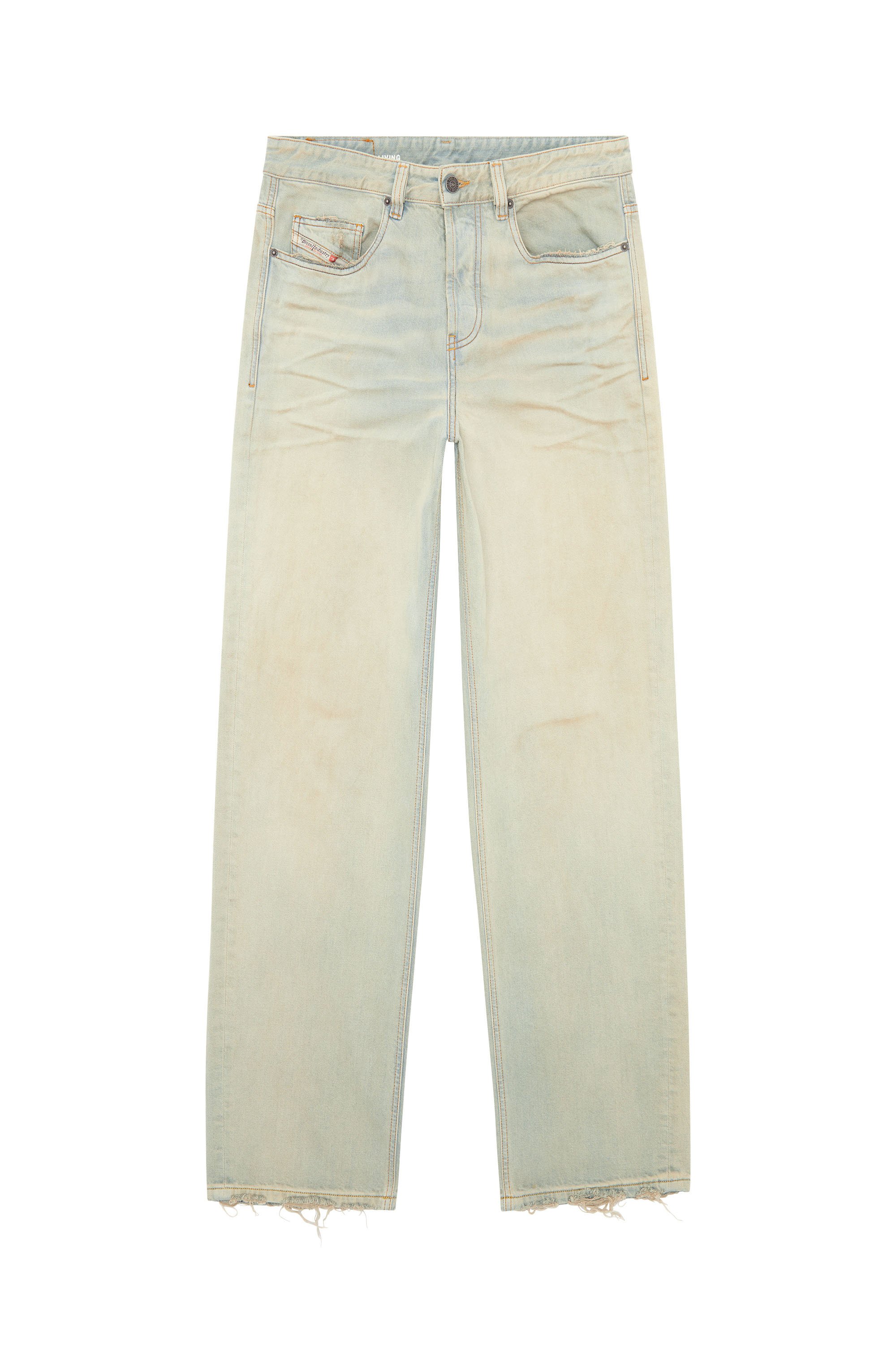 Diesel - Straight Jeans 2001 D-Macro 09H60, Bleu Clair - Image 5