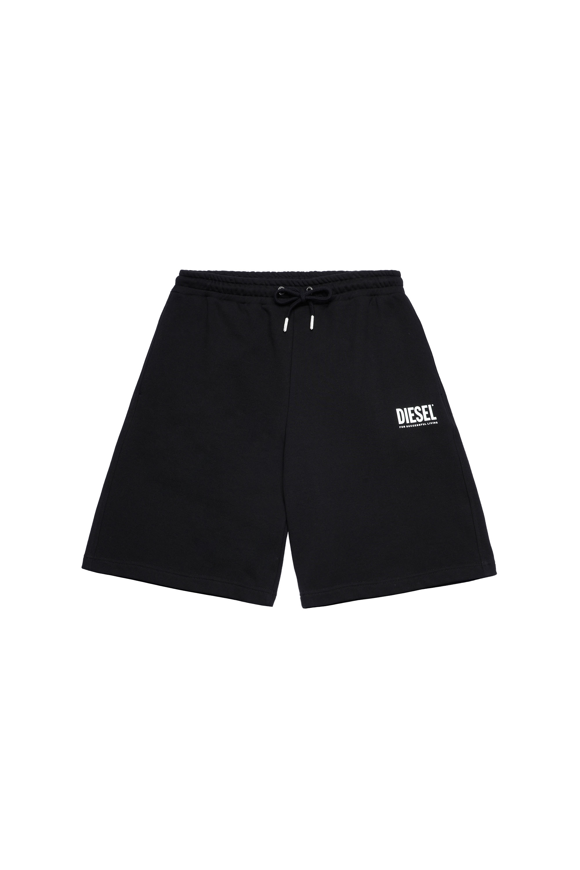 P-CROWN-ECOLOGO, Noir - Shorts