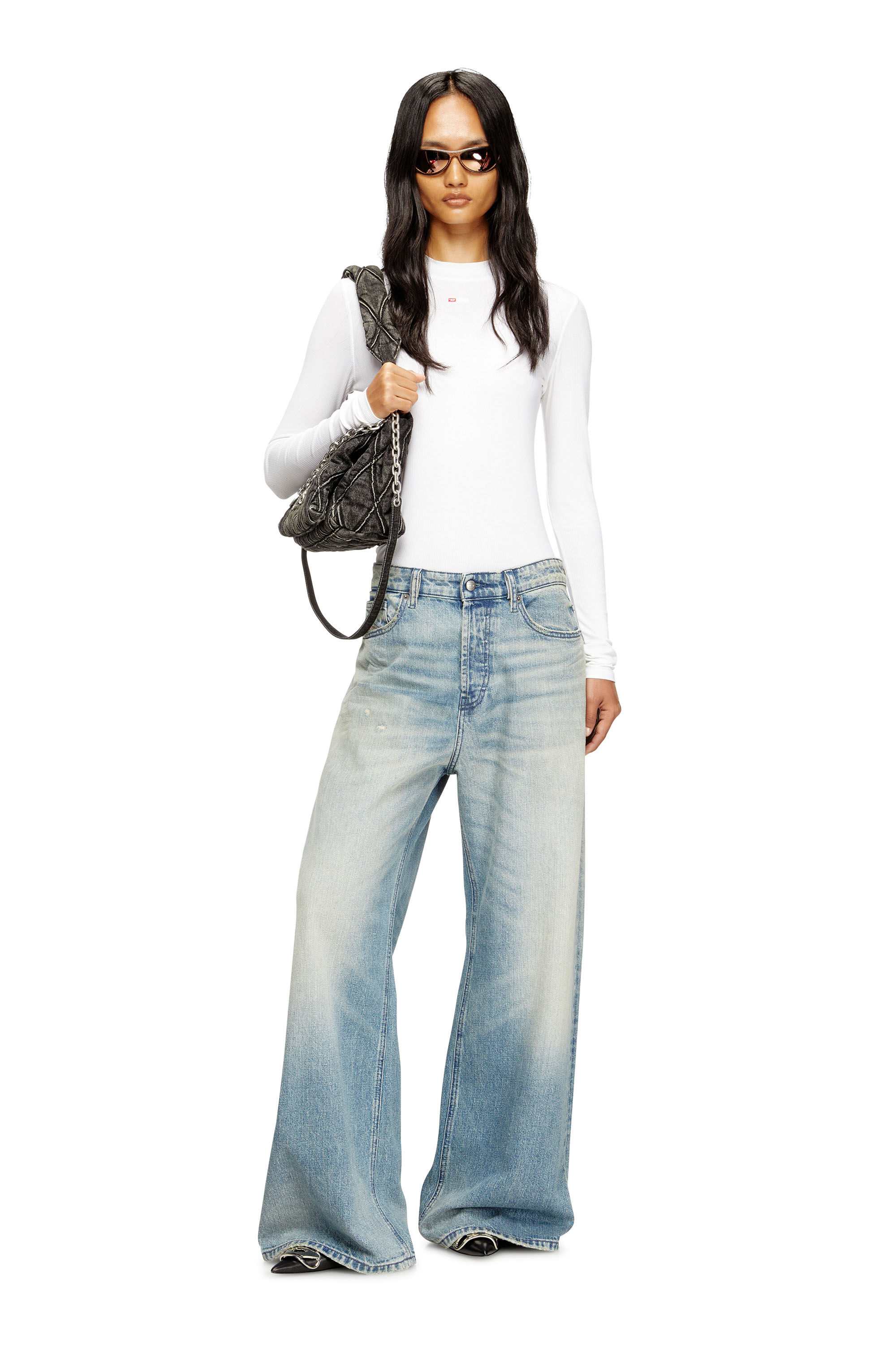 Diesel - Relaxed Jeans 1996 D-Sire 0DBEC Femme, Bleu Clair - Image 2