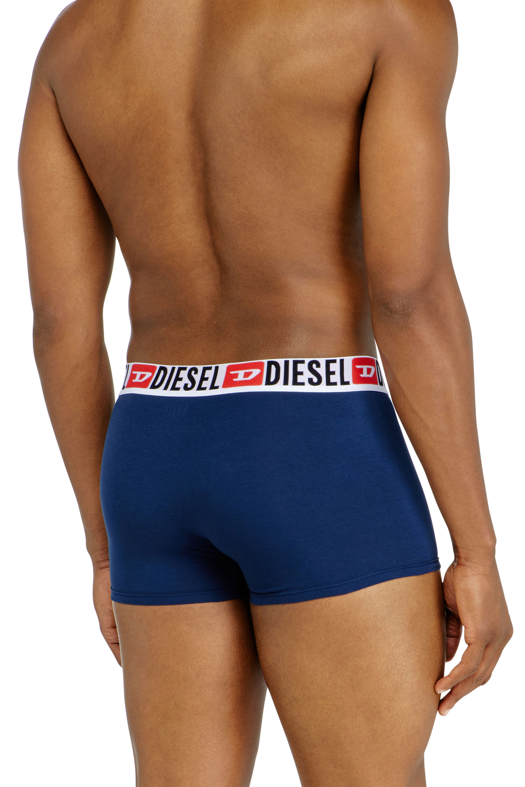 Diesel - UMBX-DAMIENTHREEPACK, Lot de trois boxers avec taille orn&eacute;e du logo sur toute la surface Homme in Polychrome - 4
