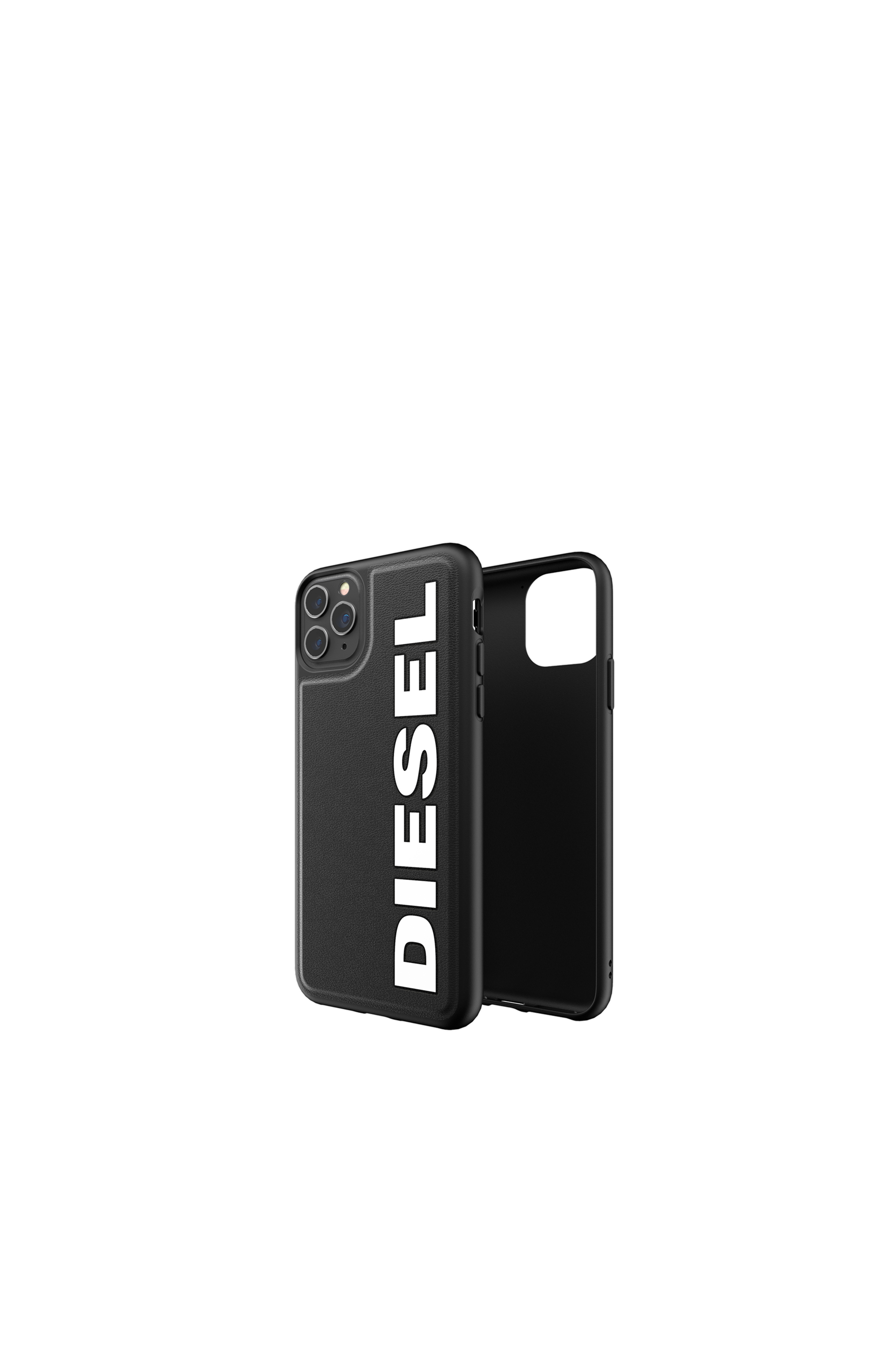 Diesel - 41983 STANDARD CASE, Coque moul&eacute;e pur iPhone 11 pro Max Mixte in Noir - 1