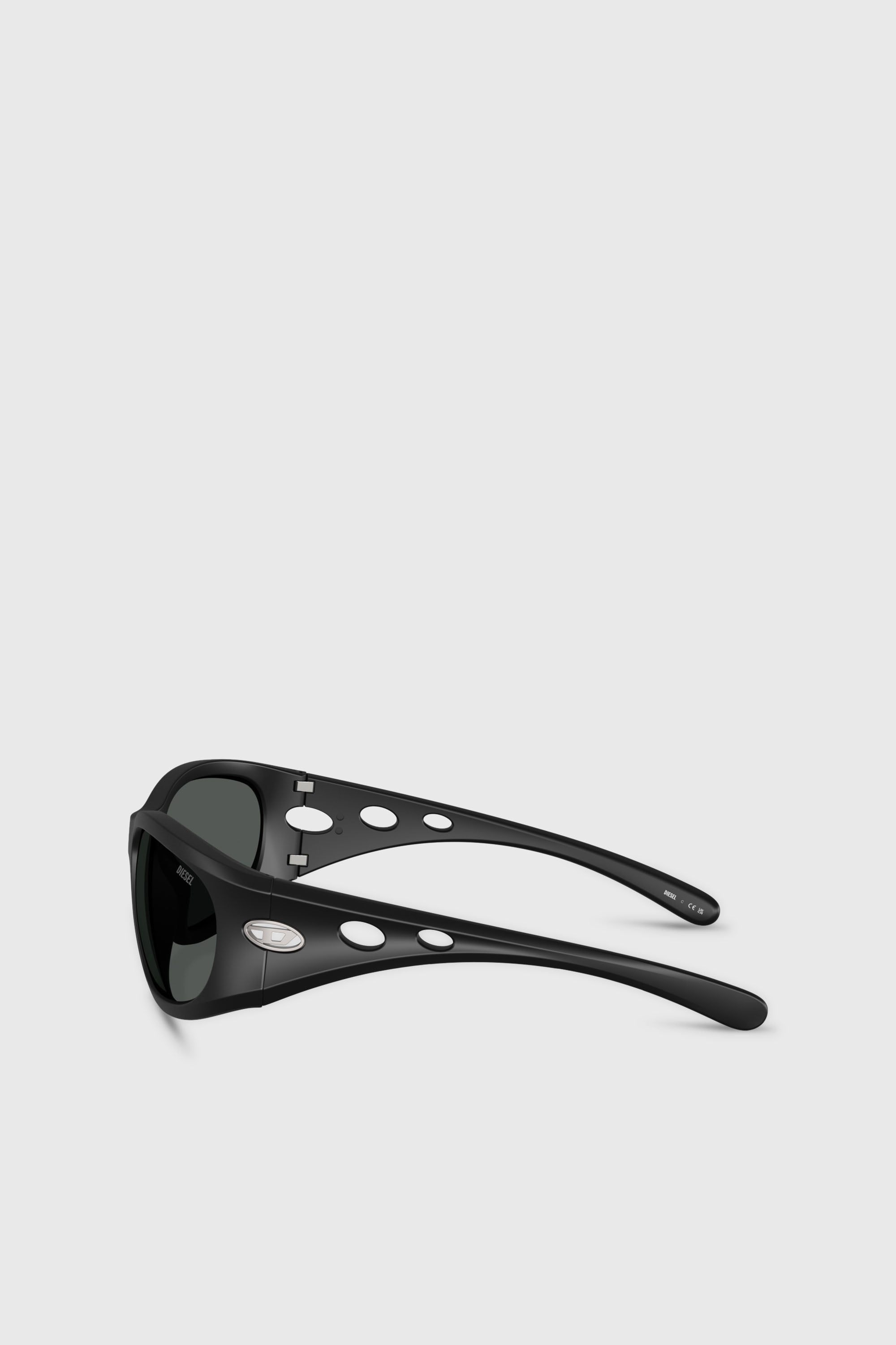 Diesel - 0DL3012U, Lunettes de soleil rectangulaires Mixte in Noir - 2