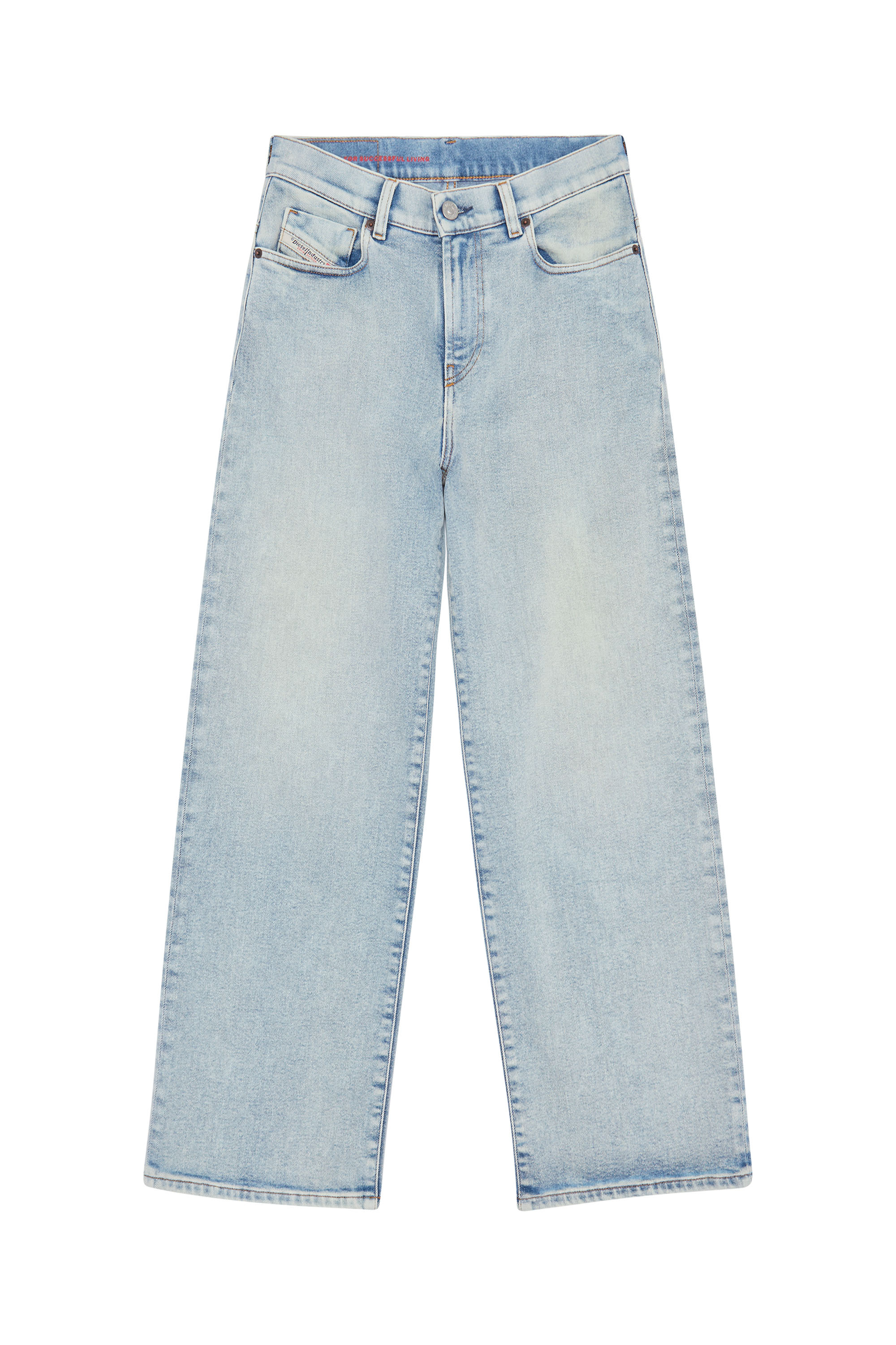Diesel - 2000 WIDEE 09C08 Bootcut and Flare Jeans, Bleu Clair - Image 6