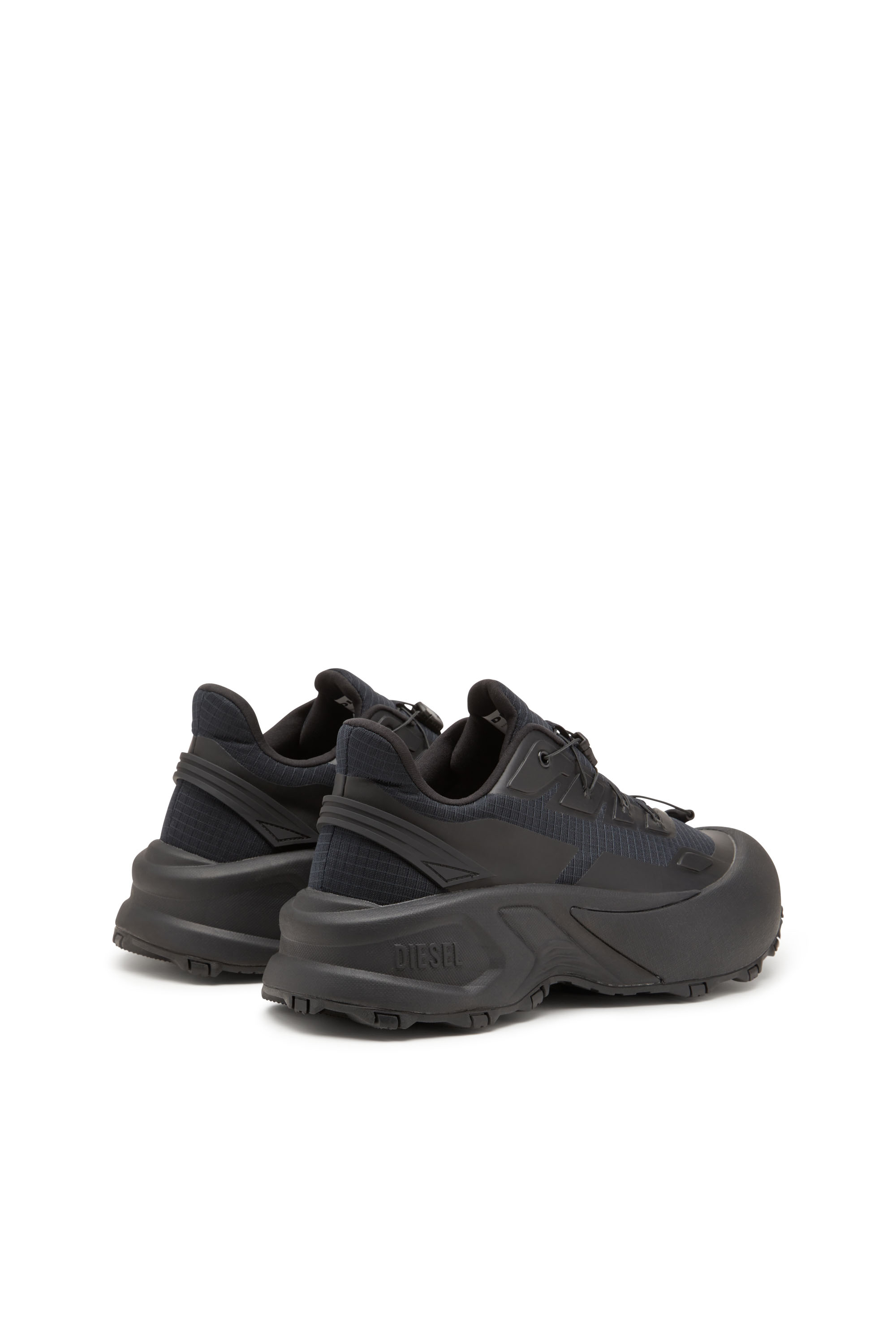 Diesel - D-CAGE RUNNER, D-Cage Runner-Sneakers en ripstop avec bordure en TPU Homme in Noir - 4