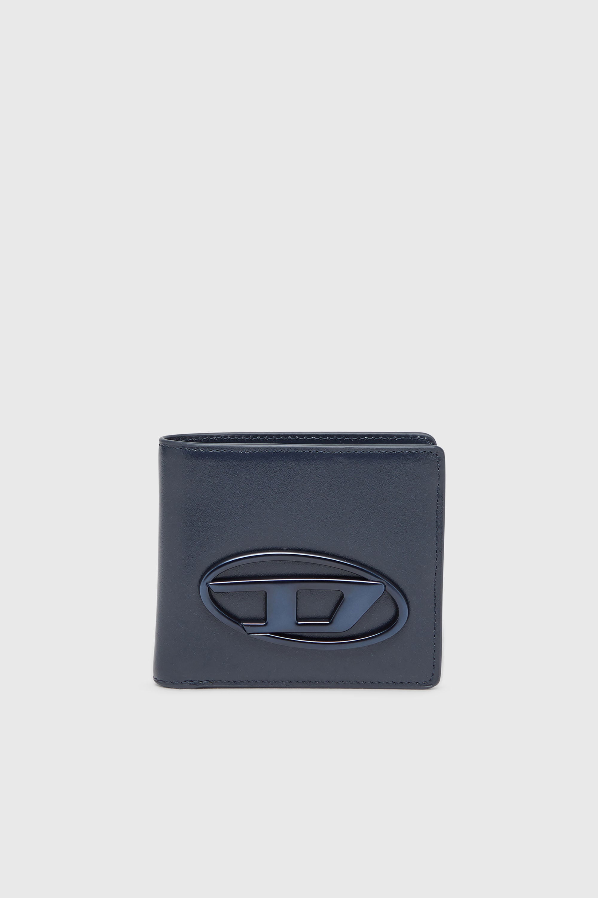 Diesel - HOLI-D BI FOLD COIN S 3D, Portefeuille &agrave; deux volets en cuir Mixte in Bleu - 1