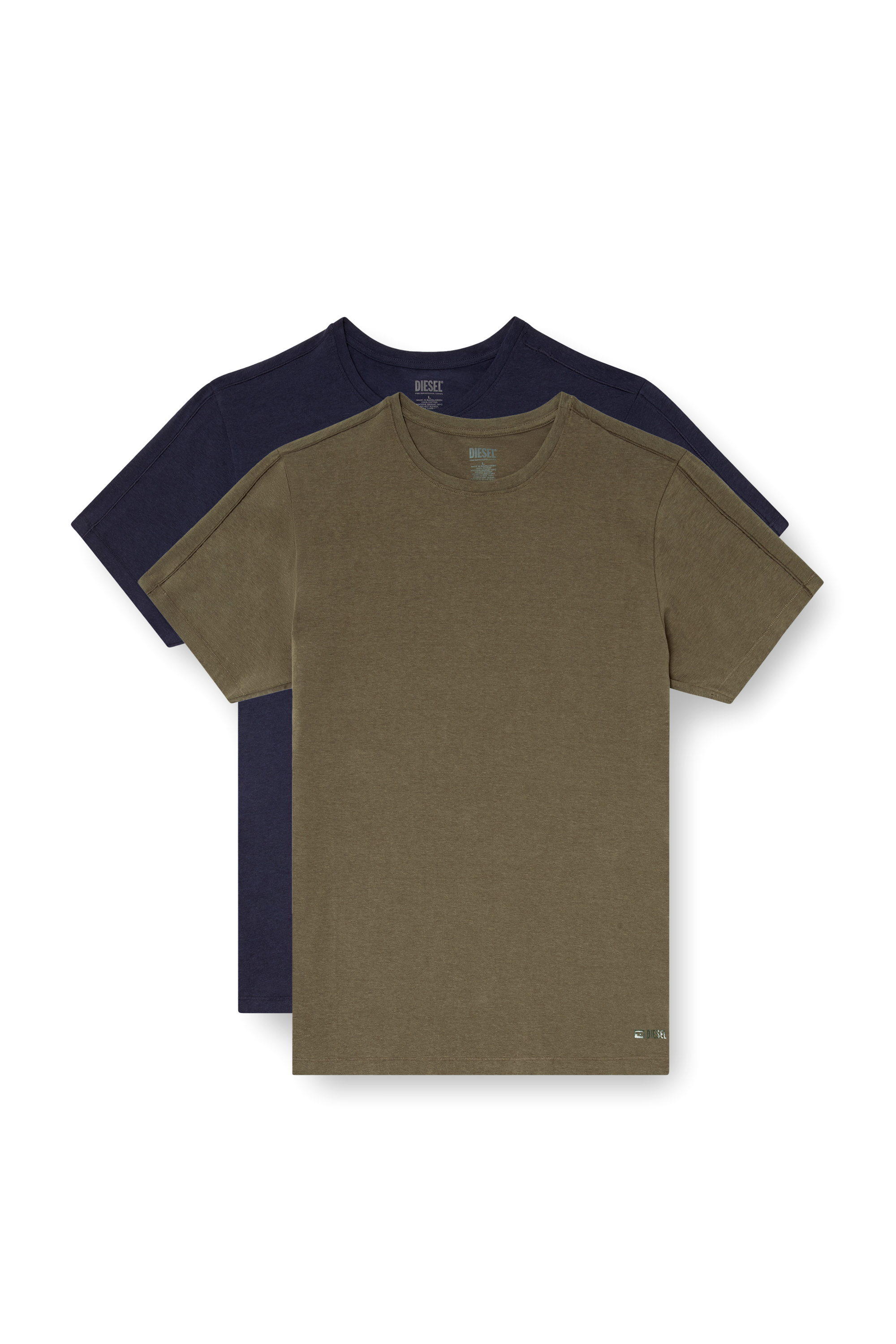 Diesel - RANDAL-D-MONO-2PACK, Lot de 2 T-shirts en jersey fluide Homme in Polychrome - 4