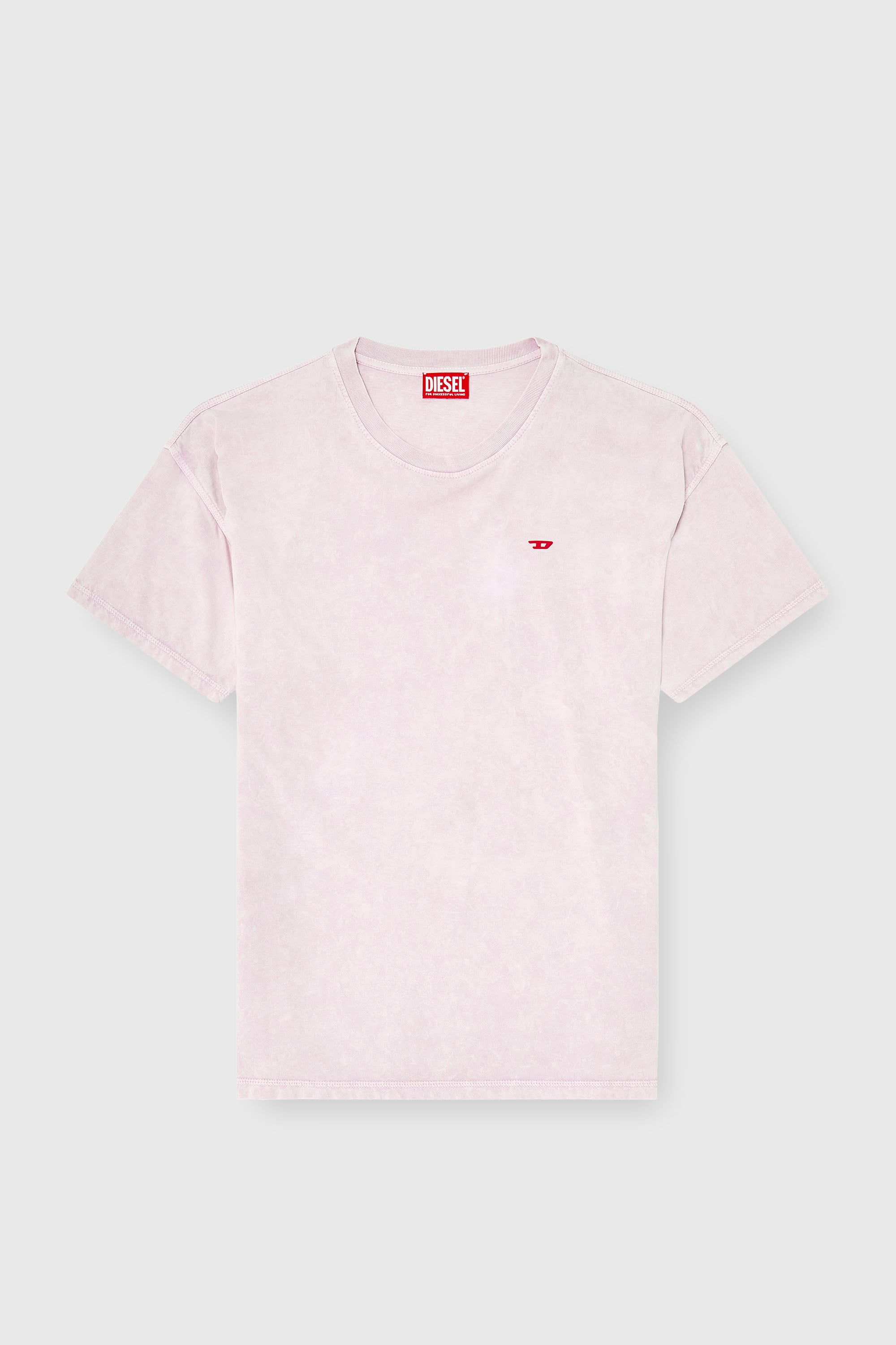 Diesel - T-BOXT-AA14, T-shirt en coton avec effet trait&eacute; Homme in Rose - 2