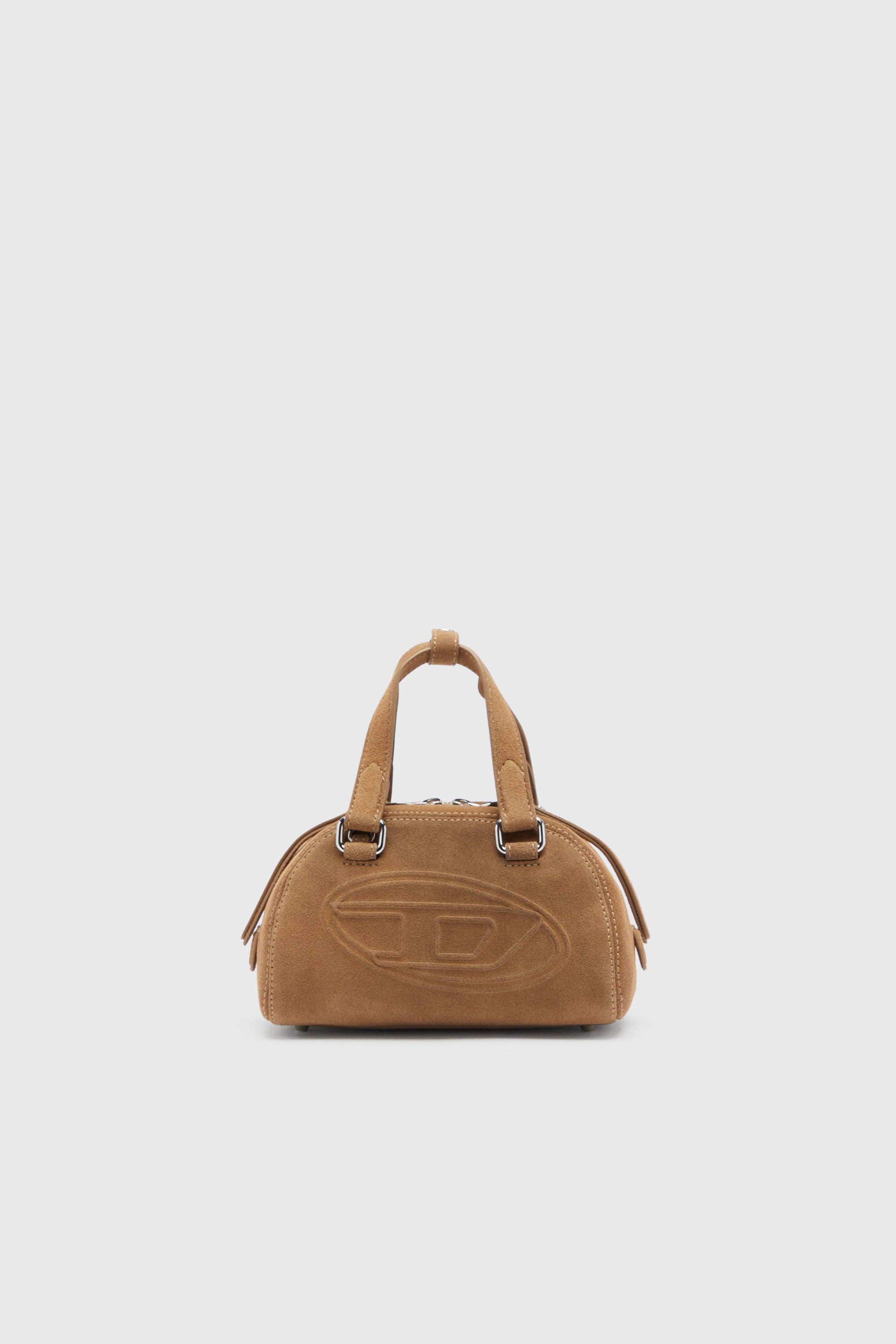 Diesel - 1DR DOME CROSSBODY, 1DR Dome-Petit sac bowling en daim Mixte in Beige - 1