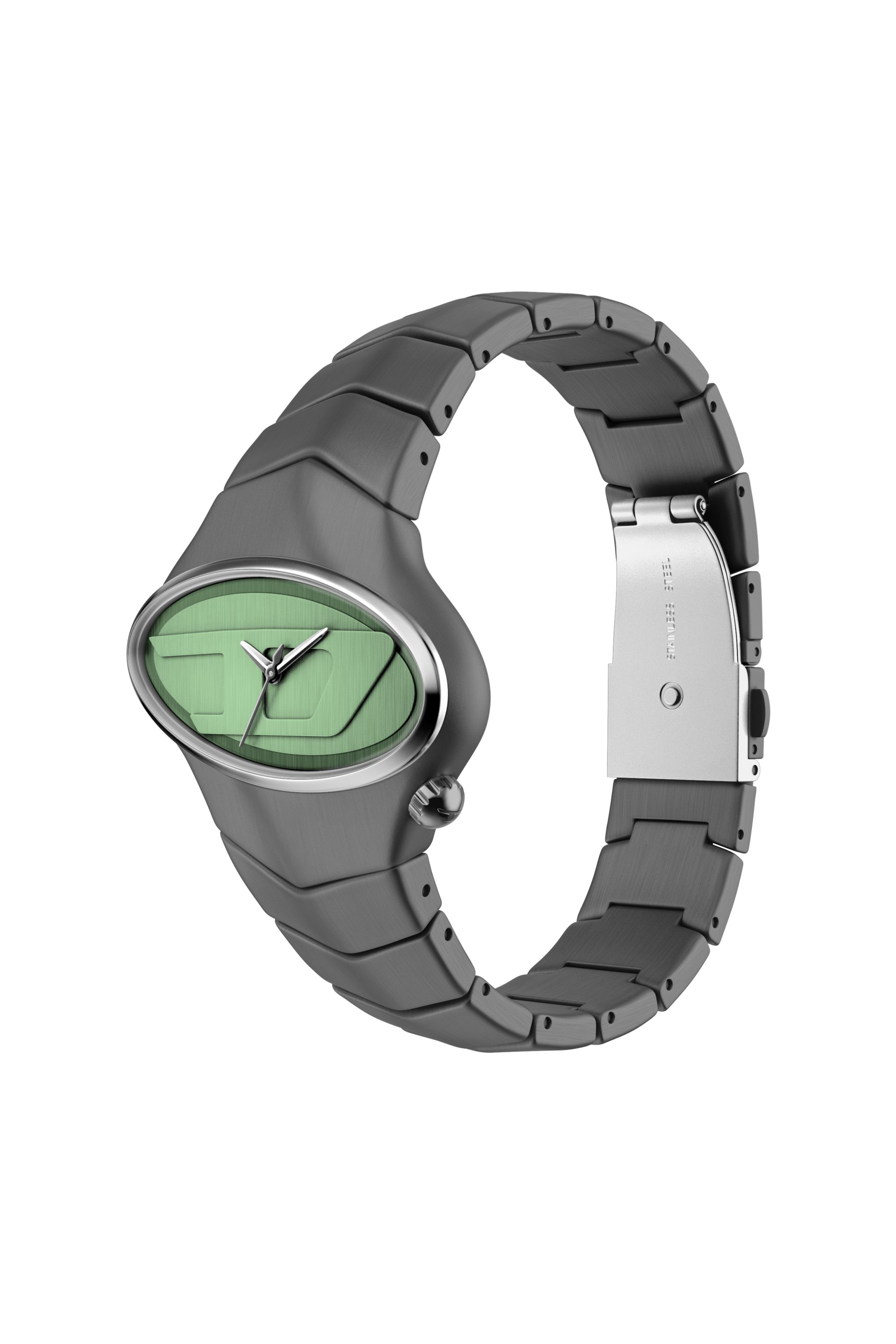 Diesel - DZ2241 WATCH, D-Rush montre en acier inoxydable gunmetal Homme in Gris - 4