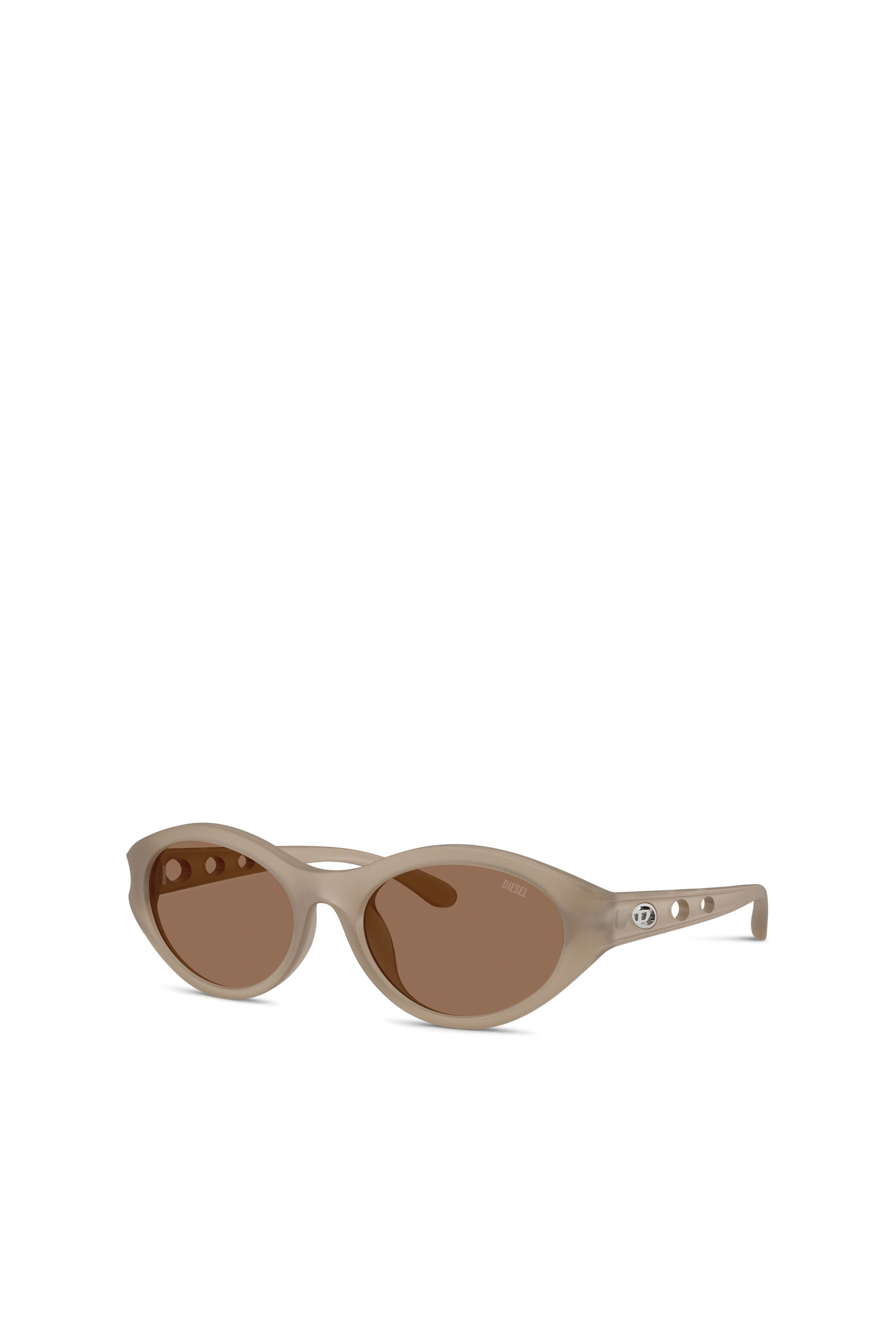 Diesel - 0DL3005U, Lunettes de soleil ovales Mixte in Beige - 4