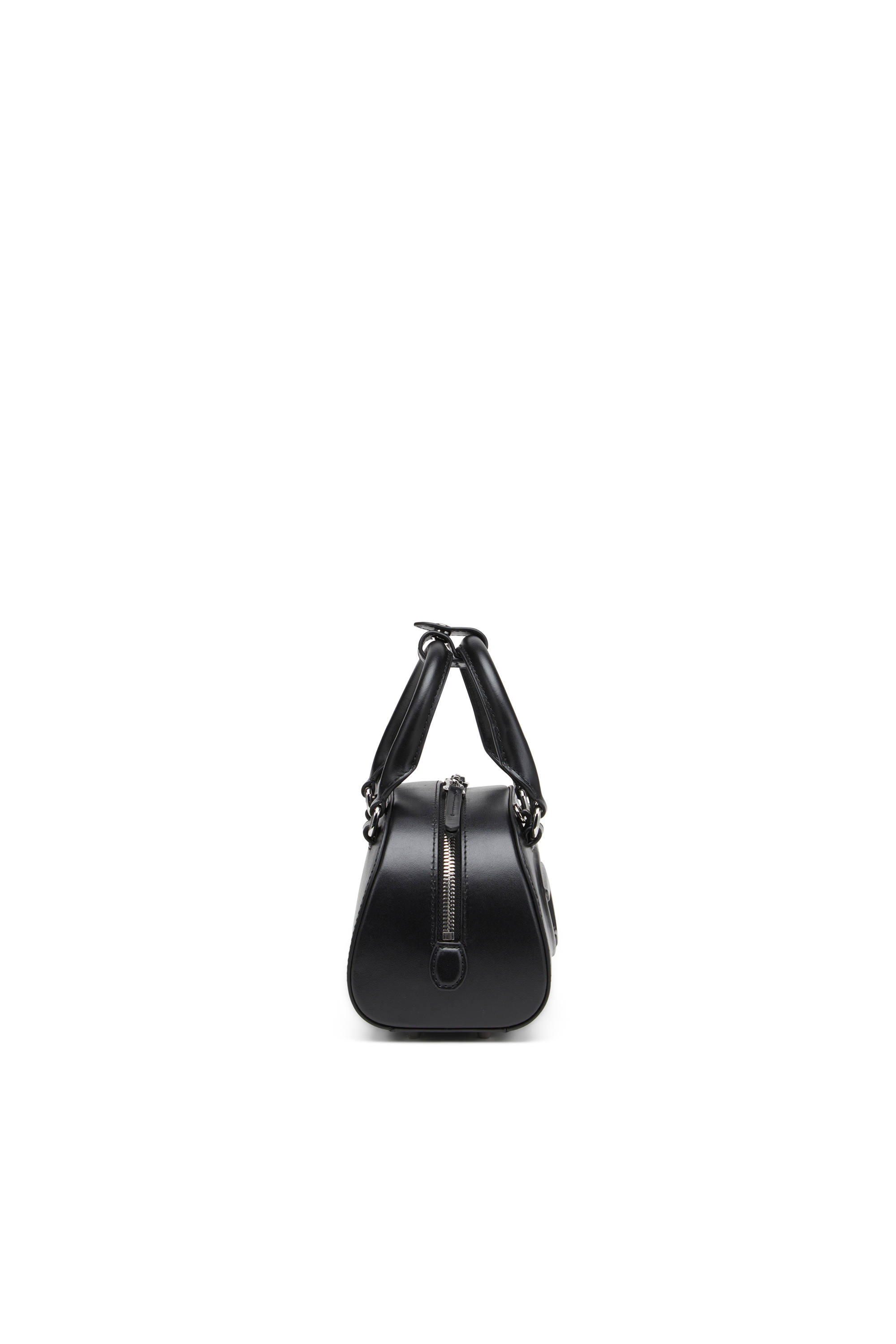 Diesel - 1DR DOME CROSSBODY, Mini sac bowling en cuir Femme in Noir - 3