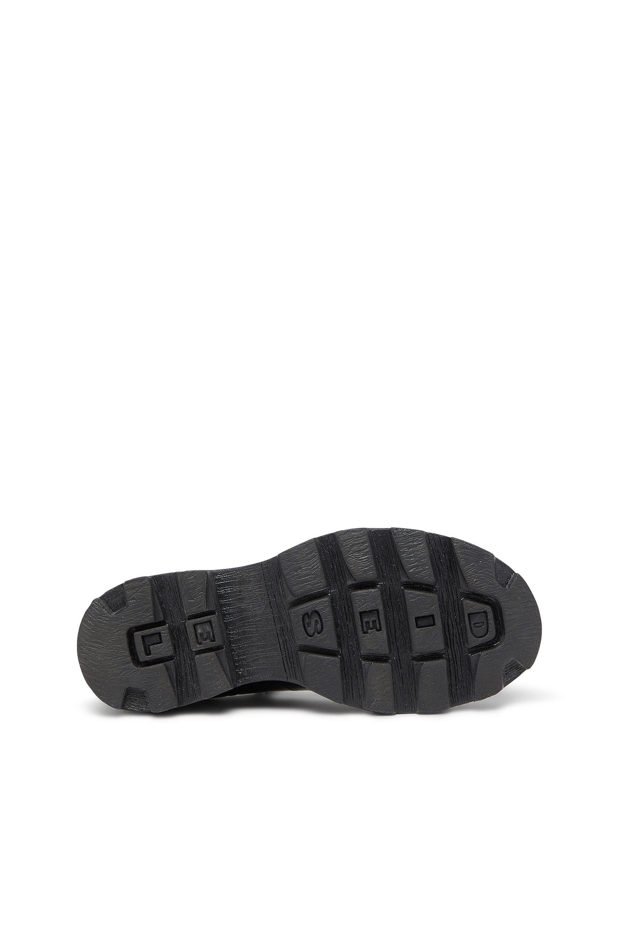 Diesel - D-HAMMER MARY JANE, D-Hammer - Babies &agrave; semelle crant&eacute;e en cuir verni Femme in Noir - 4