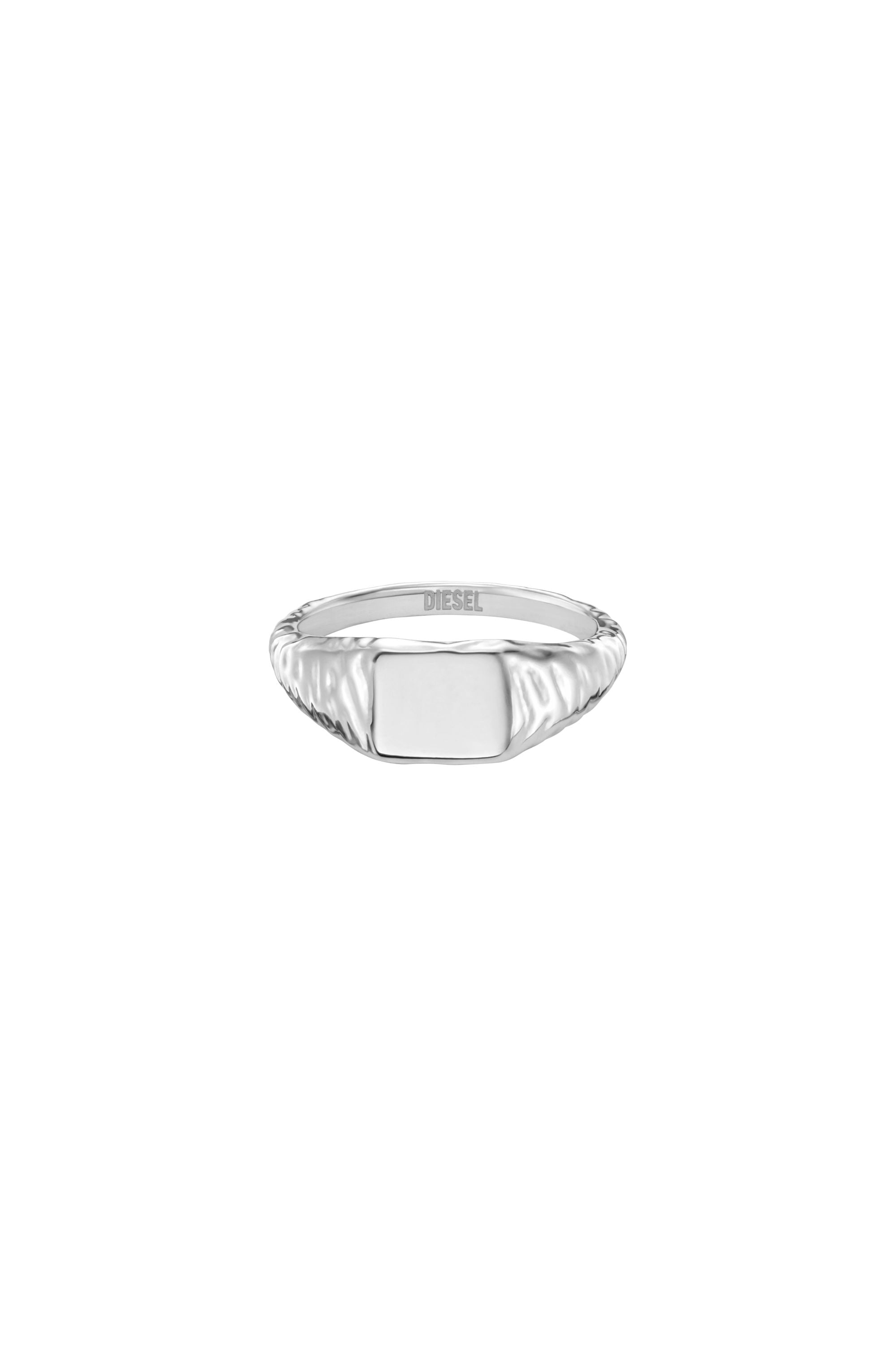 Diesel - DX1731040, Bague chevali&egrave;re en acier inoxydable Mixte in Gris argent&eacute; - 2