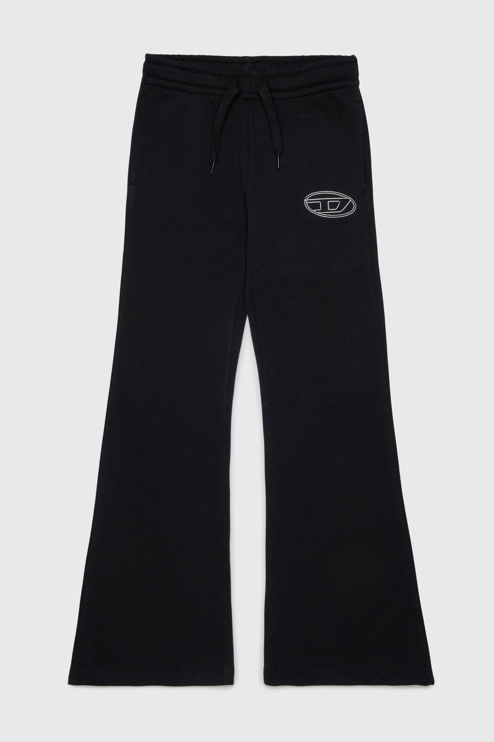 Diesel - PALBIRT, Flared sweatpants avec logo Oval D Femme in Noir - 1