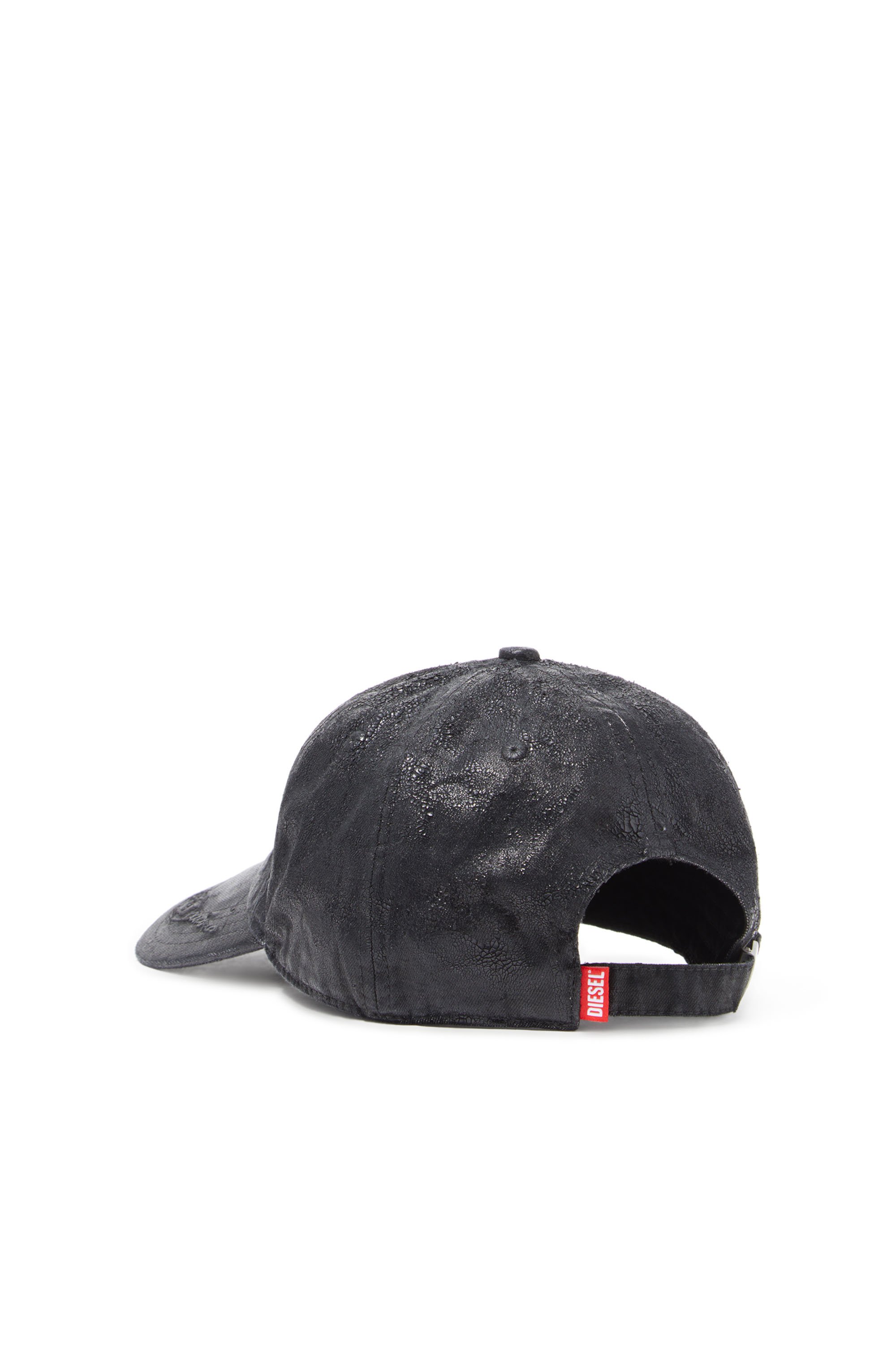 Diesel - C-CAP-CTD-DD, Casquette de baseball en denim enduit Mixte in Noir - 2