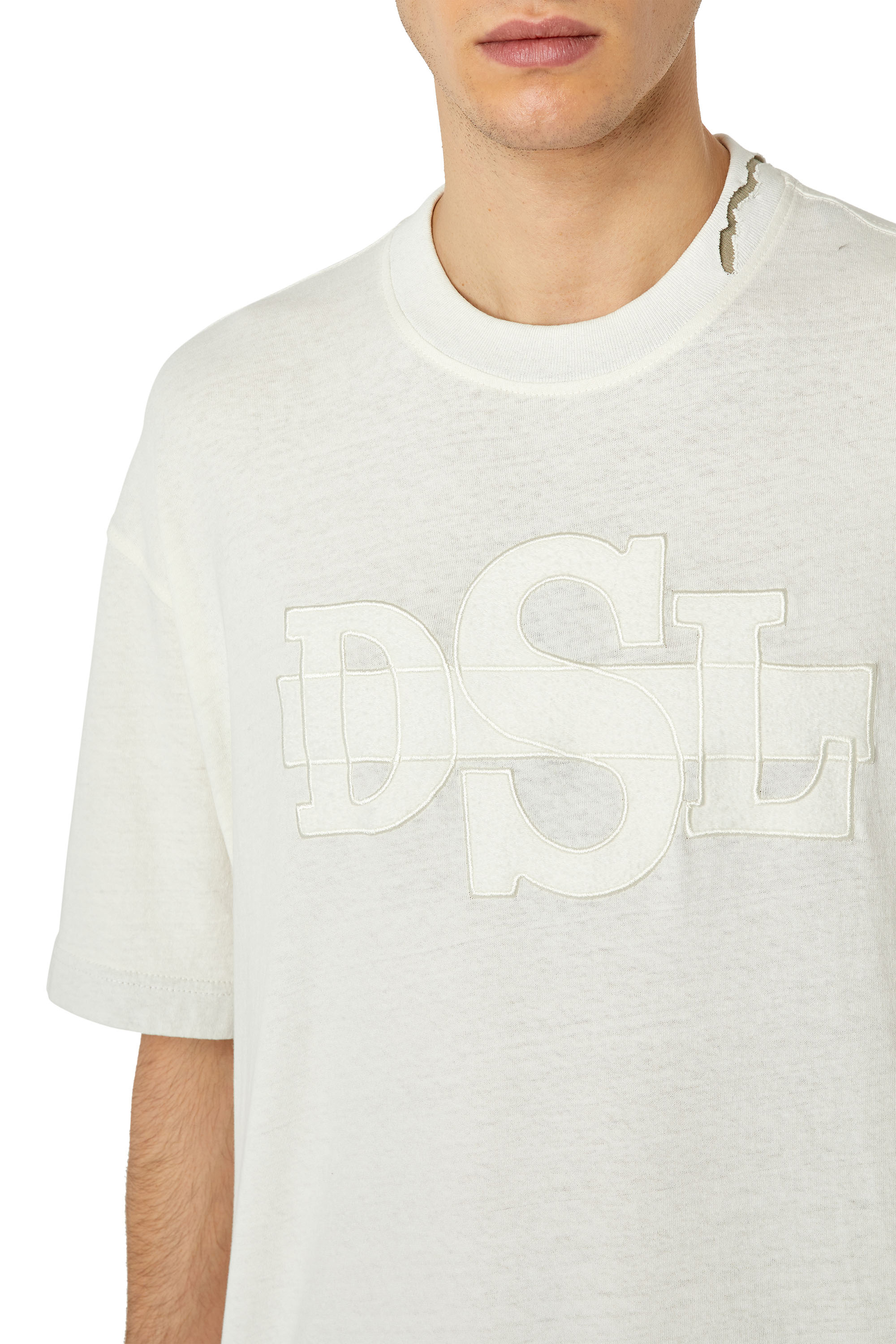 Diesel - T-WASHROT, Blanc - Image 3