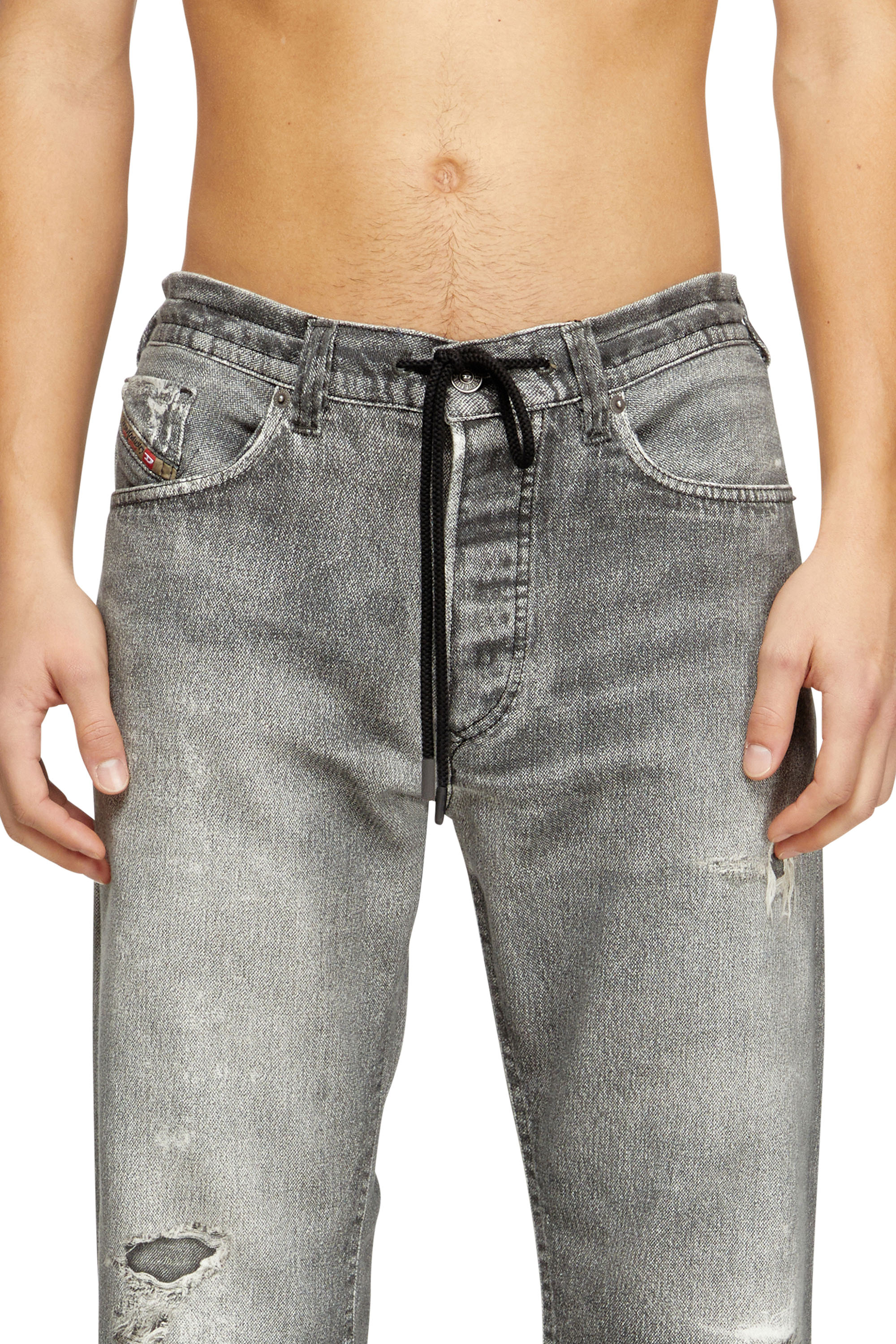 Diesel - Relaxed 2080 D-Reel Joggjeans&reg; 068US Homme, Gris - Image 4
