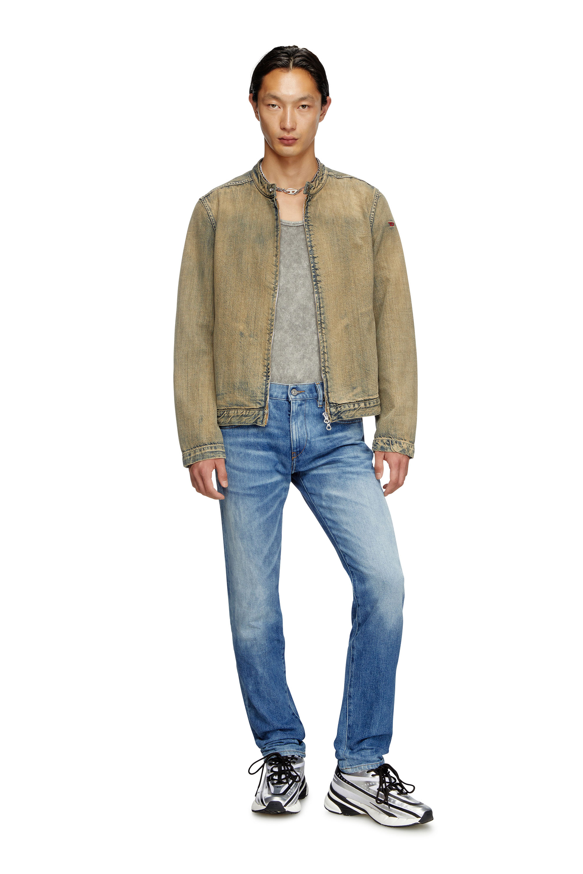 Diesel - Slim Jeans 2019 D-Strukt 09L19 Homme, Bleu moyen - Image 2