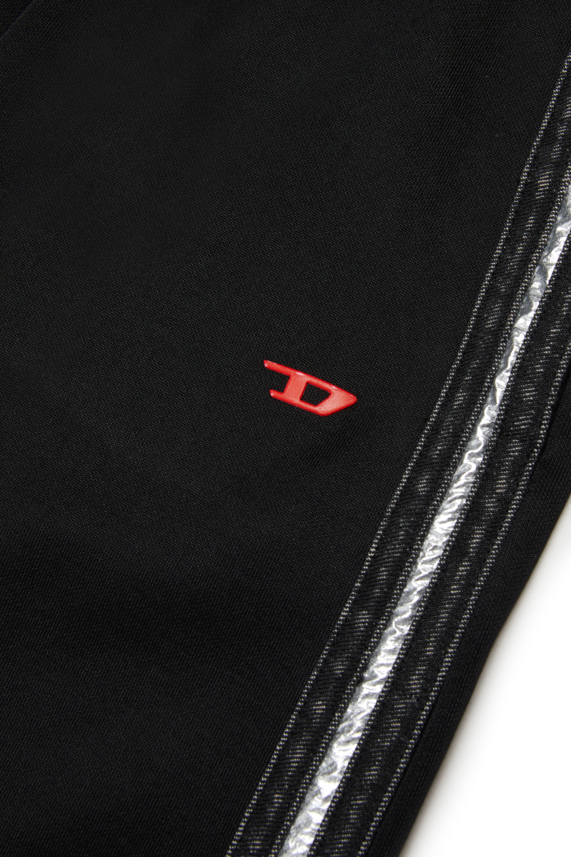 Diesel - PACARON, Man's Track pants with side bands in Black - 4