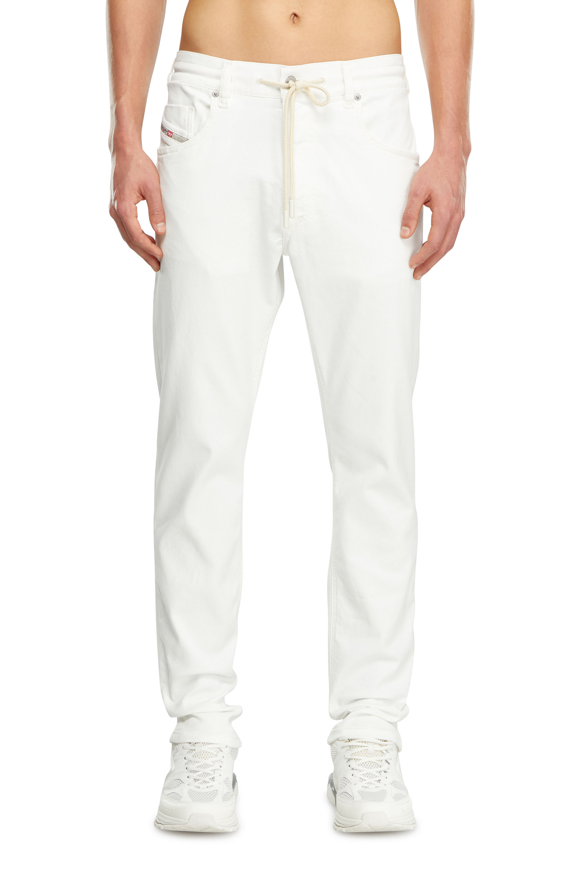 Diesel - Regular 2032 D-Krooley Joggjeans® 068HX Homme, Blanc - Image 3
