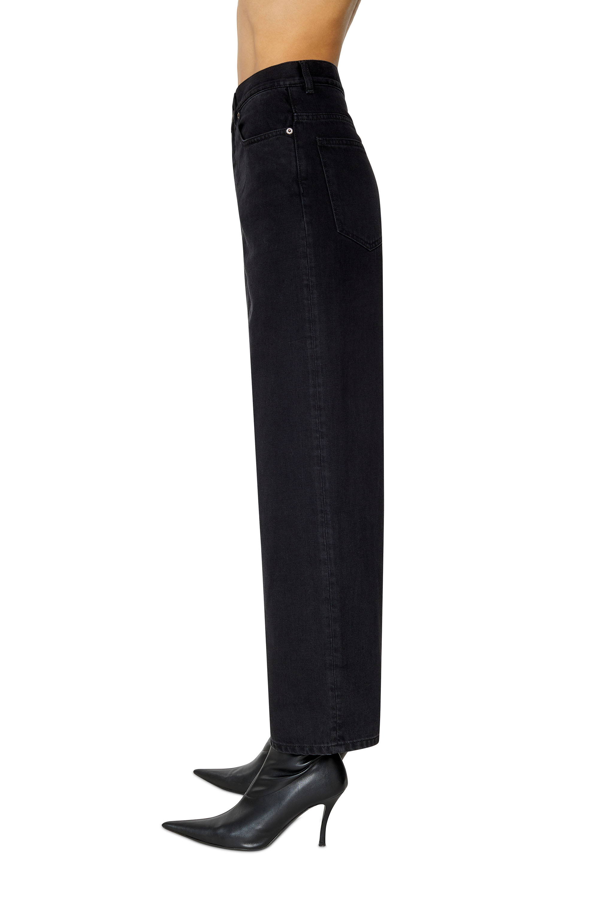Diesel - Bootcut and Flare Jeans 2000 Widee Z09RL, Noir/Gris foncé - Image 4