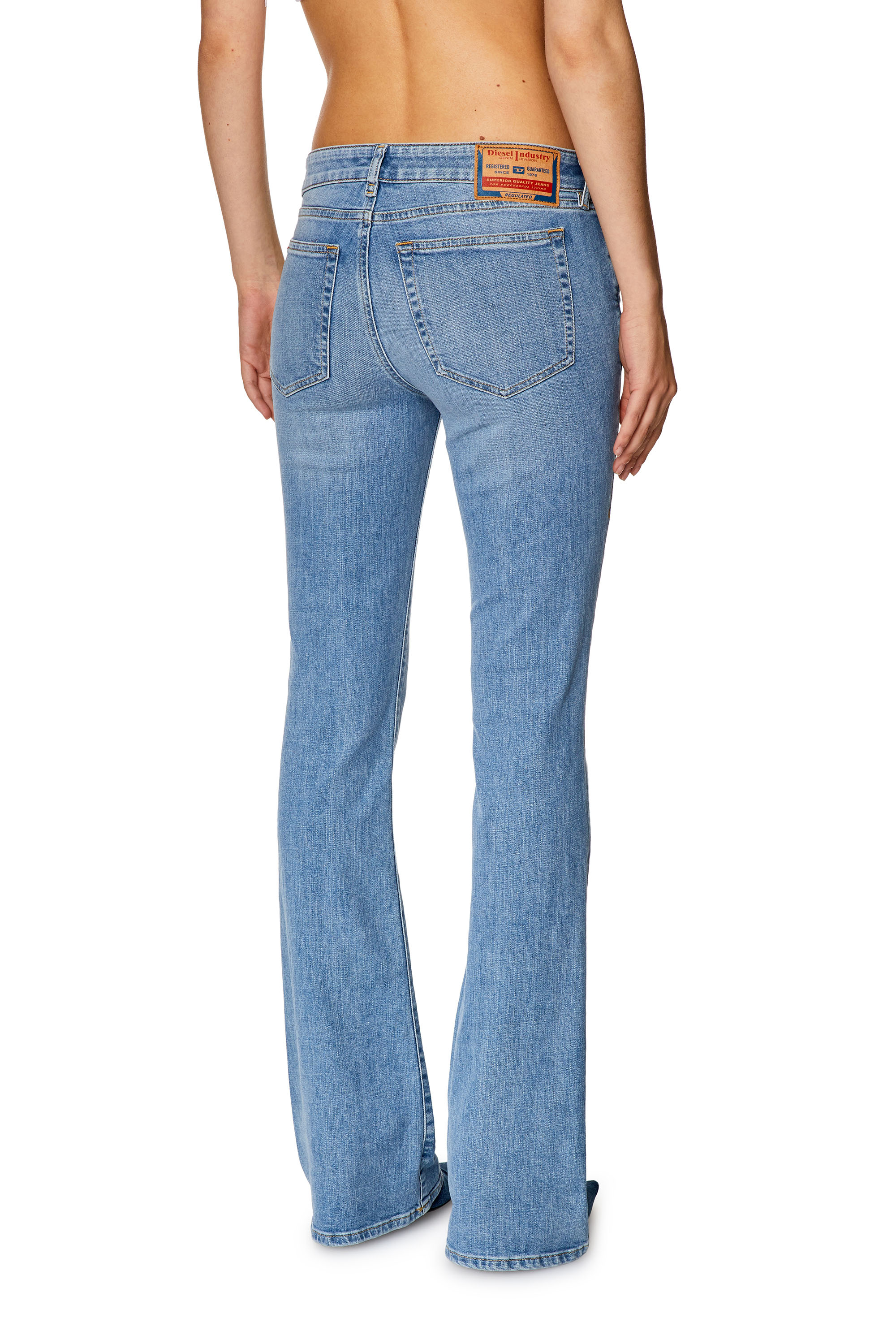 Diesel - Bootcut and Flare Jeans 1969 D-Ebbey 09F76, Bleu Clair - Image 3