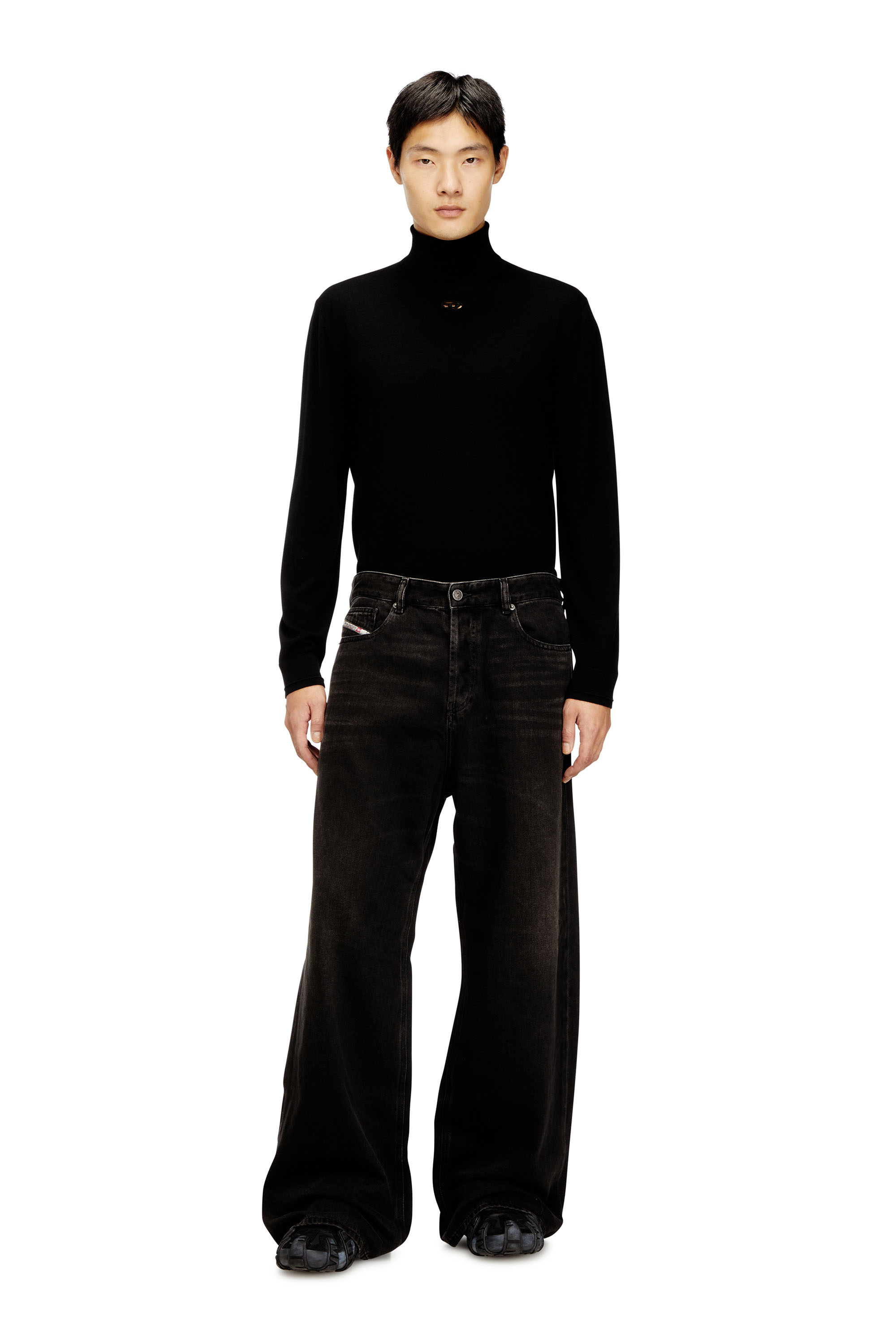 Diesel - Relaxed Jeans 1996 D-Sire 09J96 Femme, Noir/Gris foncé - Image 7