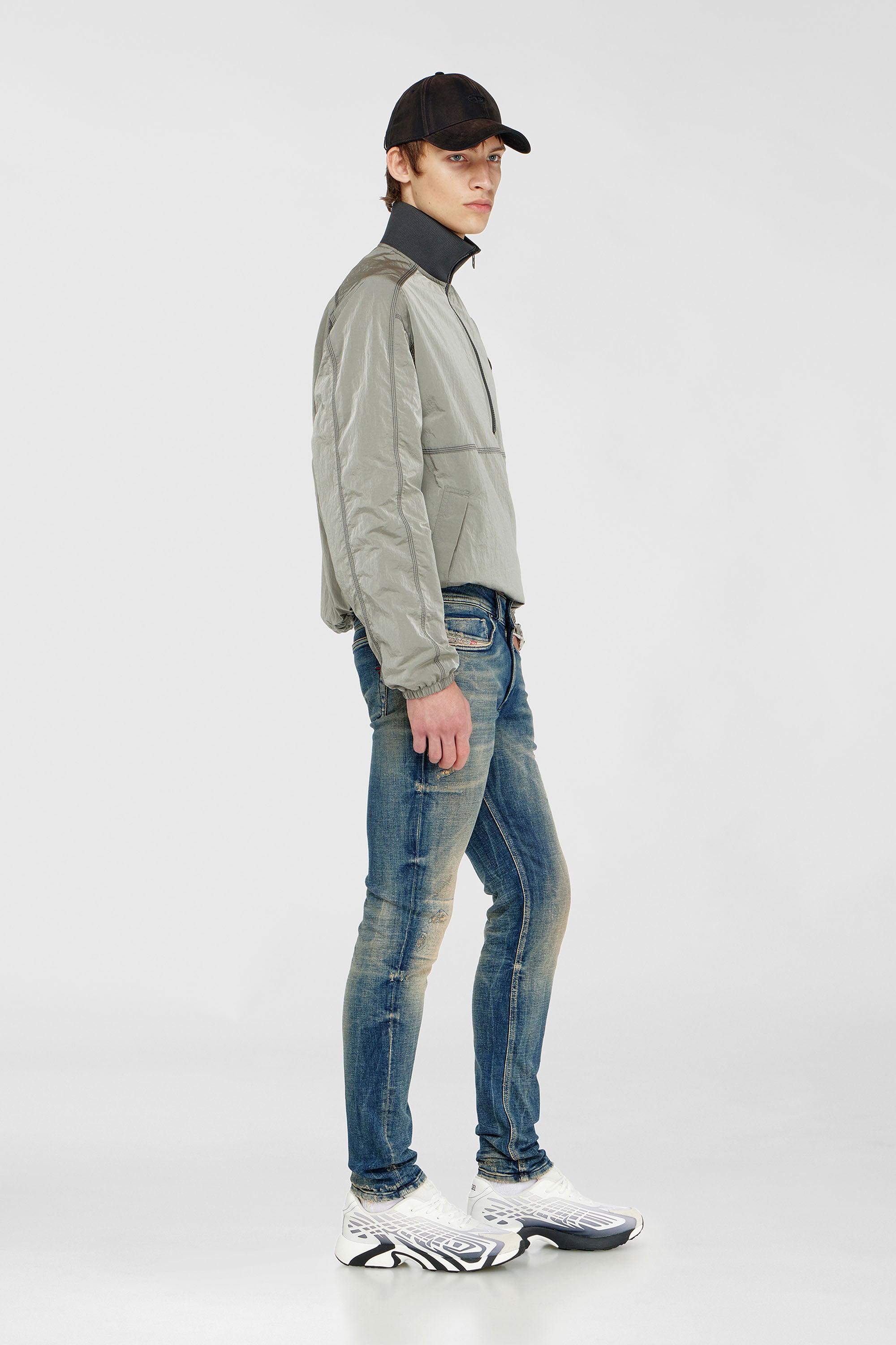Diesel - Skinny Jeans 1979 Sleenker 09P68 Homme, Bleu Fonc&eacute; - Image 1