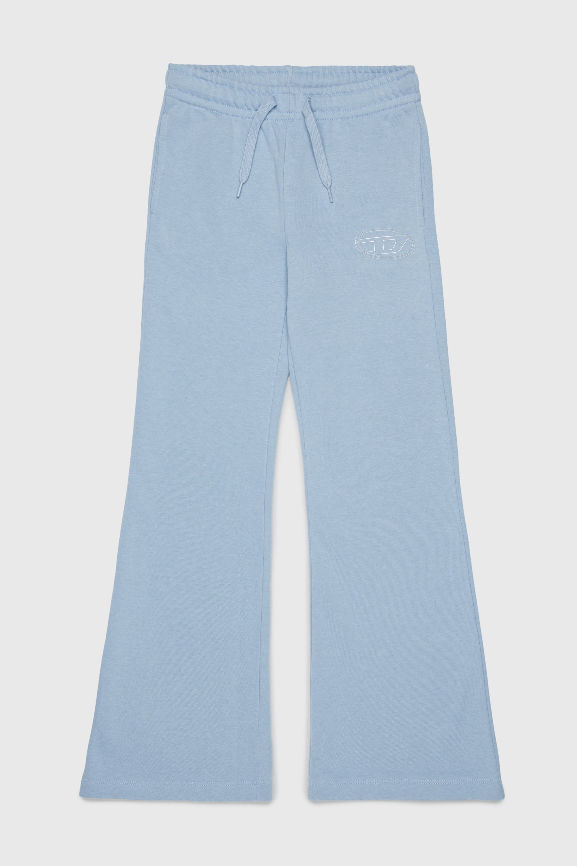 Diesel - PALBIRT, Flared sweatpants avec logo Oval D Femme in Bleu - 1