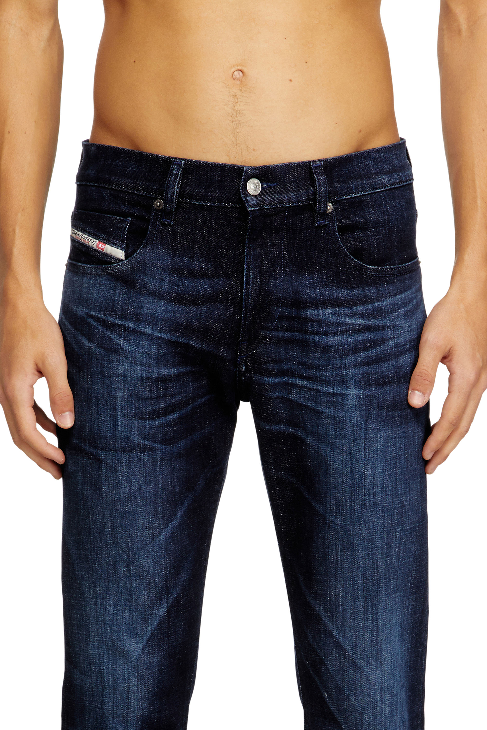 Diesel - Slim Jeans 2019 D-Strukt 0ADBL Homme, Bleu Fonc&eacute; - Image 4