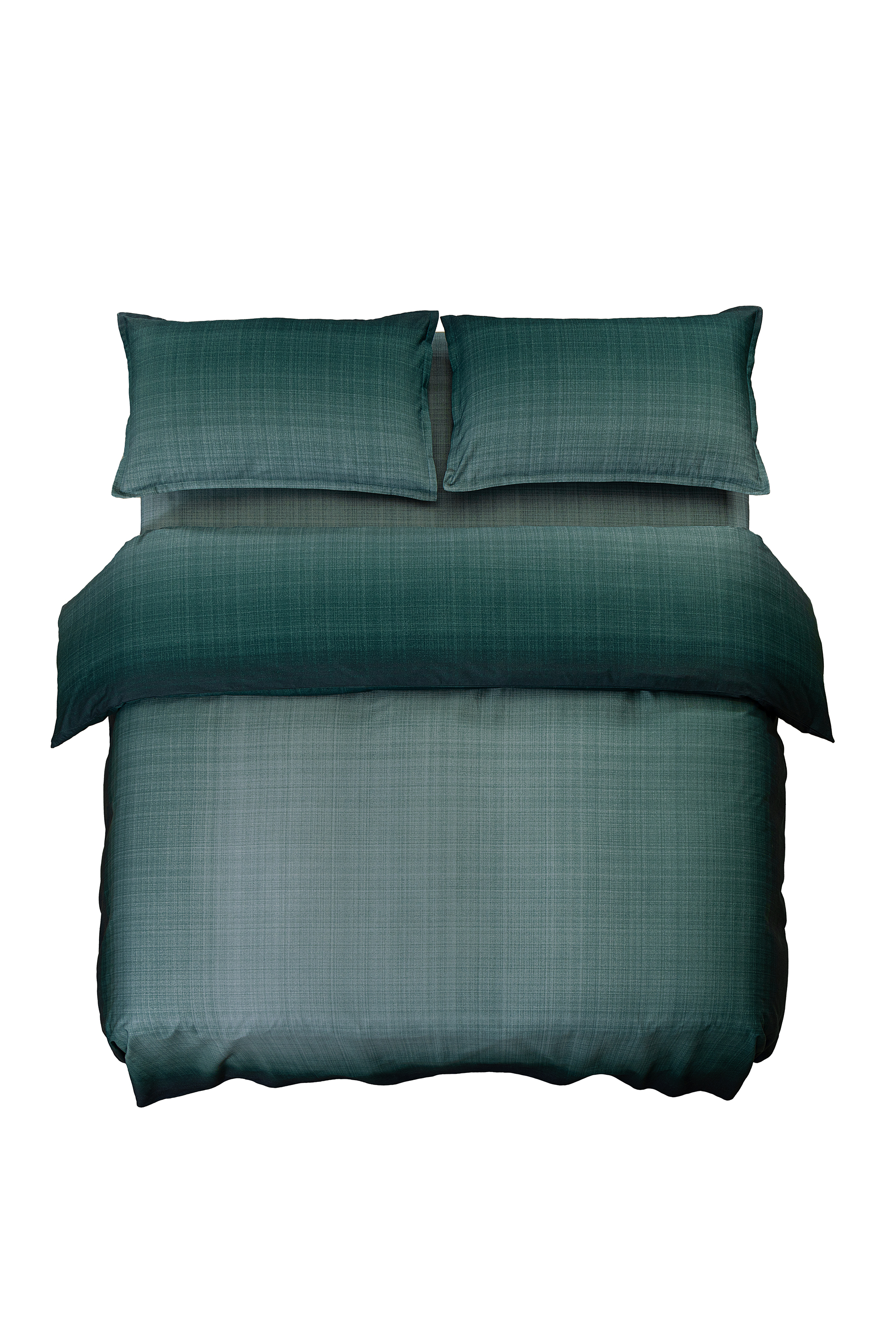 1016269  IRIDESCENT BLUE DUVET COVER SET, Vert