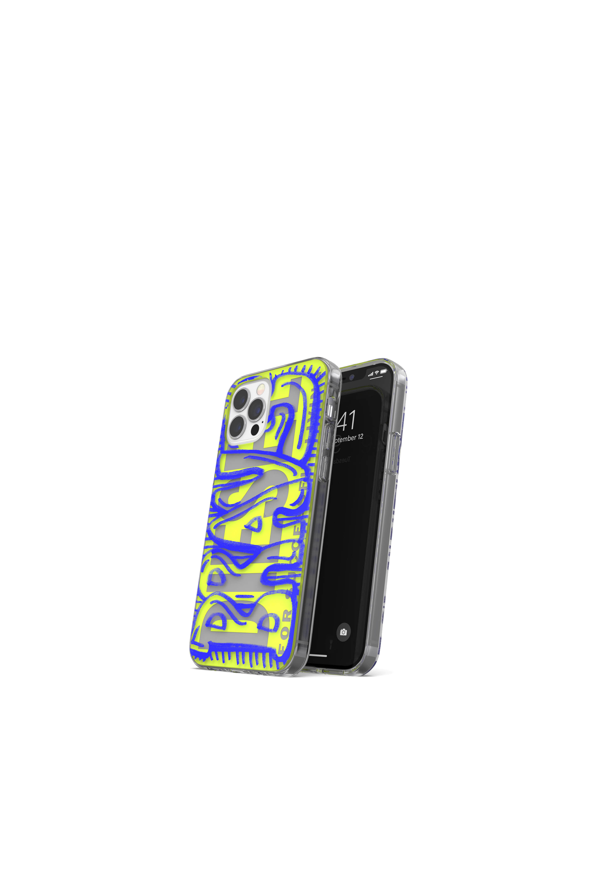 Diesel - 42564 STANDARD CASE, Coque en TPU ultra-l&eacute;ger pur iPhone 12/12 Pro Mixte in Polychrome - 3