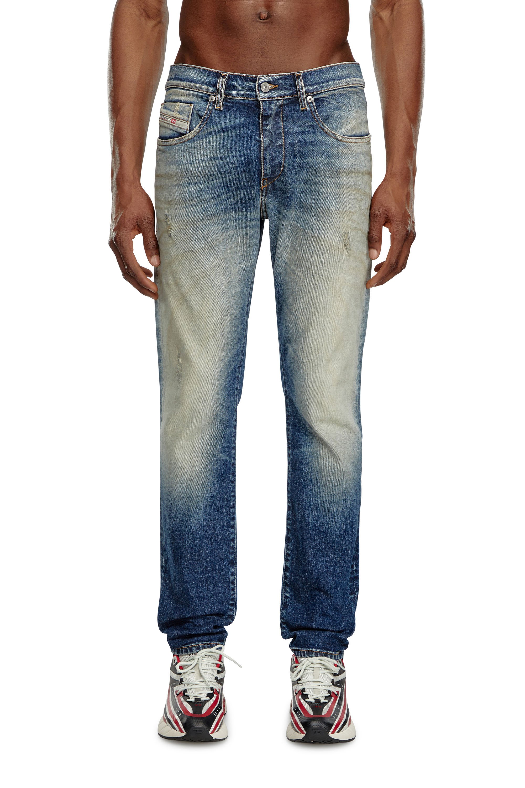 Diesel - Slim Jeans 2019 D-Strukt 09J64 Homme, Bleu Foncé - Image 1