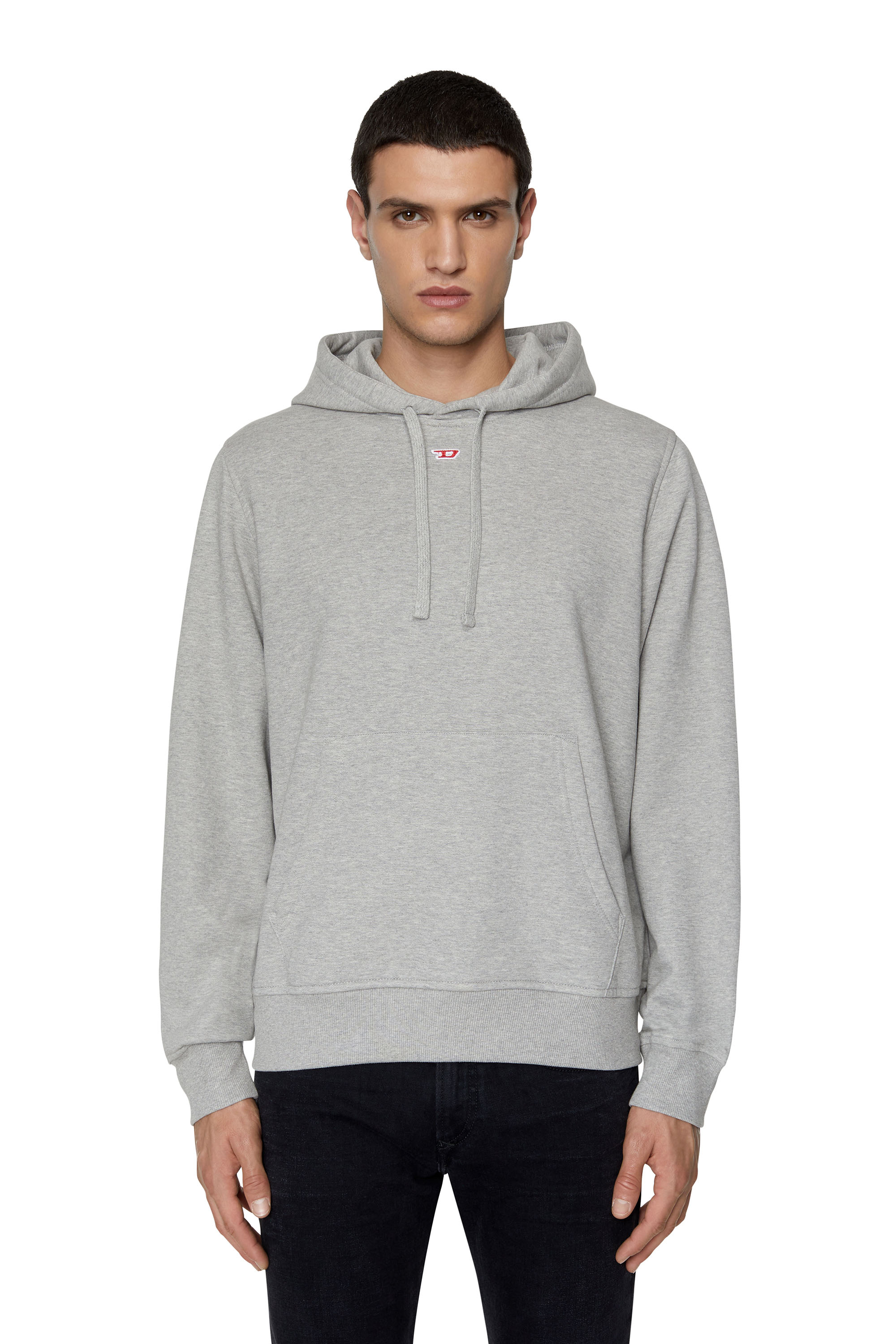 Diesel - S-GINN-HOOD-D, Gris Clair - Image 1