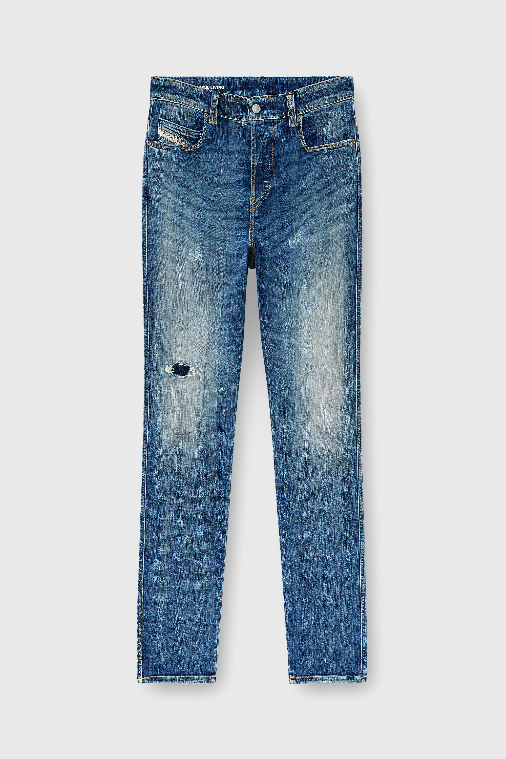 Diesel - Slim Jeans 1993 D-Vyl 09P44 Homme, Bleu moyen - Image 2